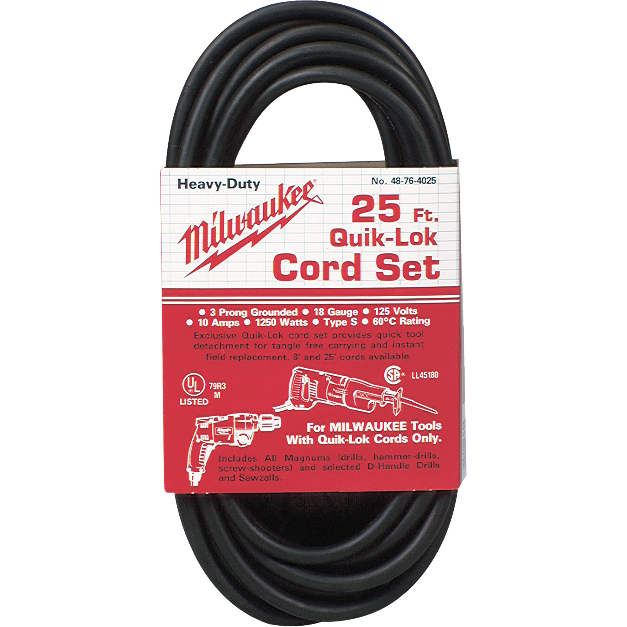 Cordon 3 fils 25' Quik-LokMD
