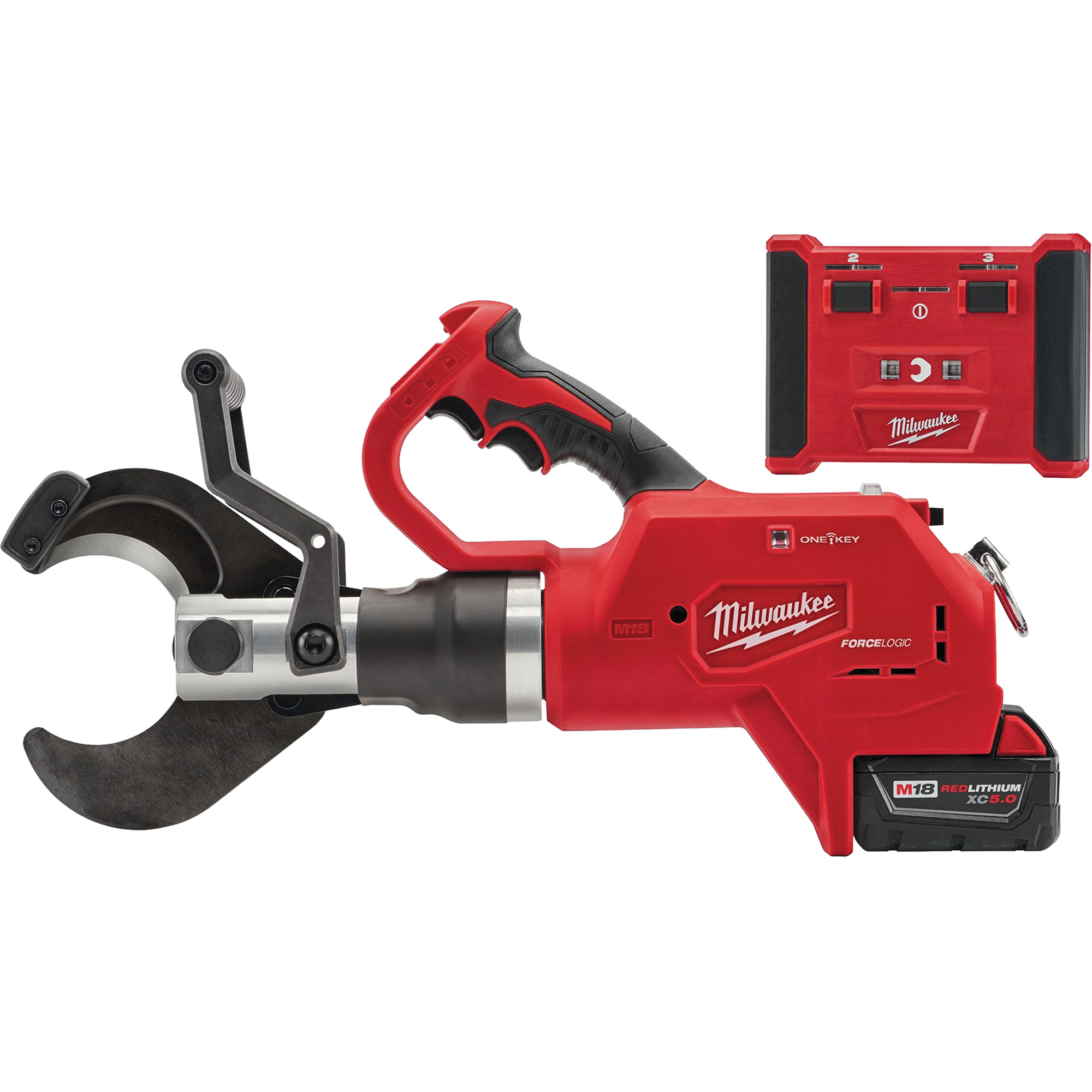Coupe-câble pour câbles souterrains de 3" M18MC Force LogicMC avec télécommande sans fil