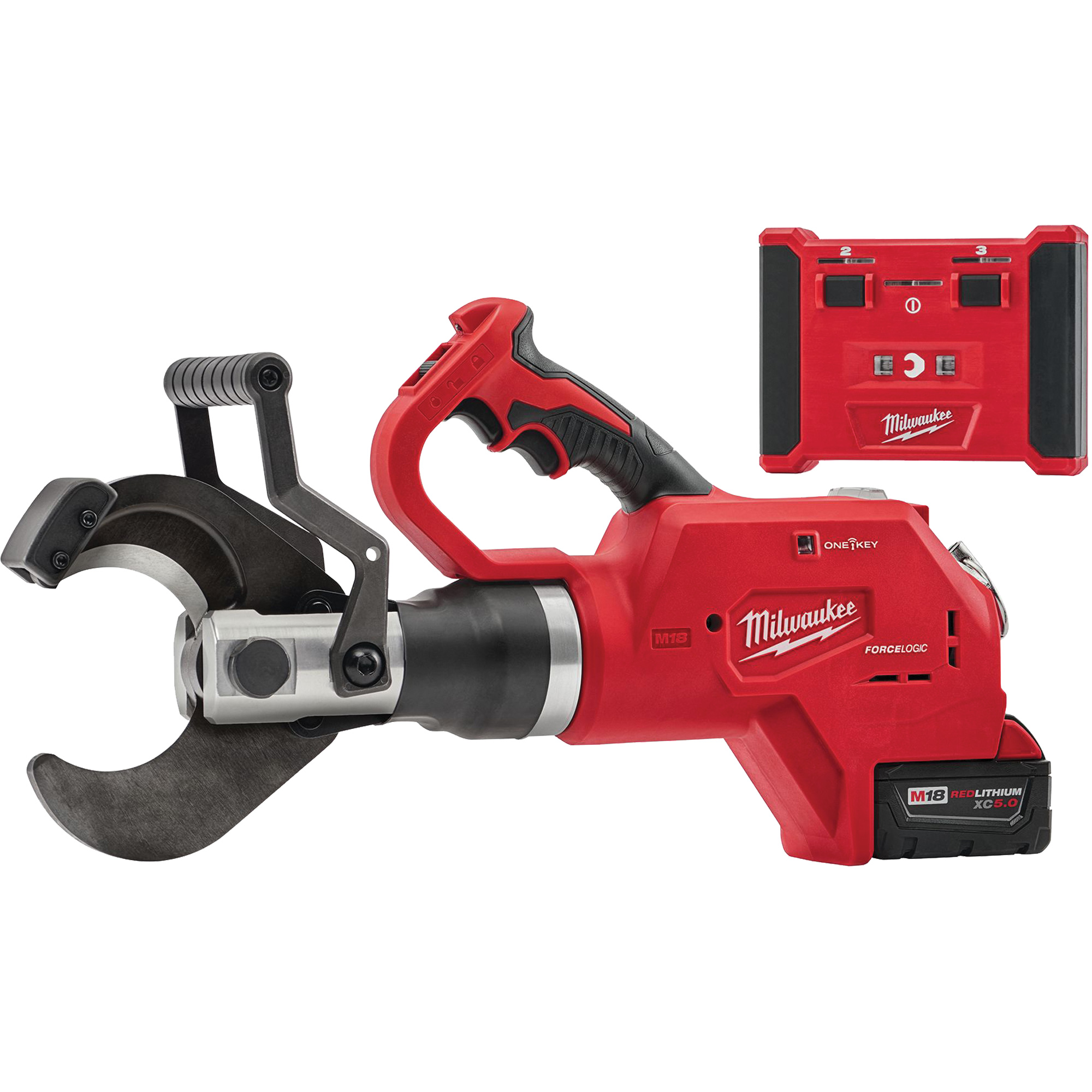 Coupe-câble pour câbles souterrains de 3" M18MC Force LogicMC avec télécommande sans fil – Image 2