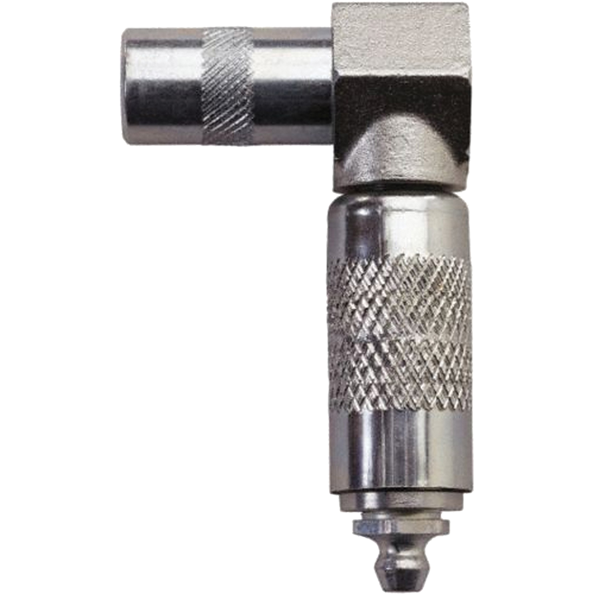 Coupleur à angle droit pour pistolet graisseur