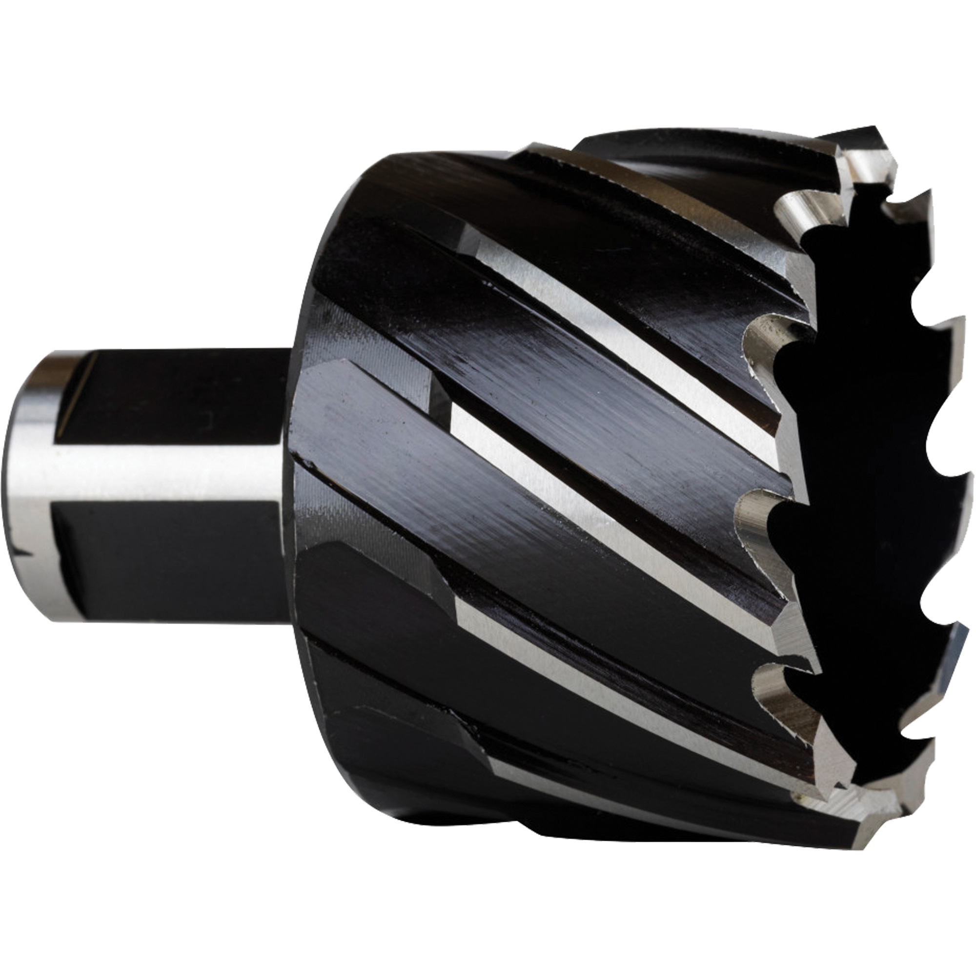Couteau annulaire, Diamètre de 1-7/16", Acier rapide, Profondeur de la coupe de 1", Tige 3/4"