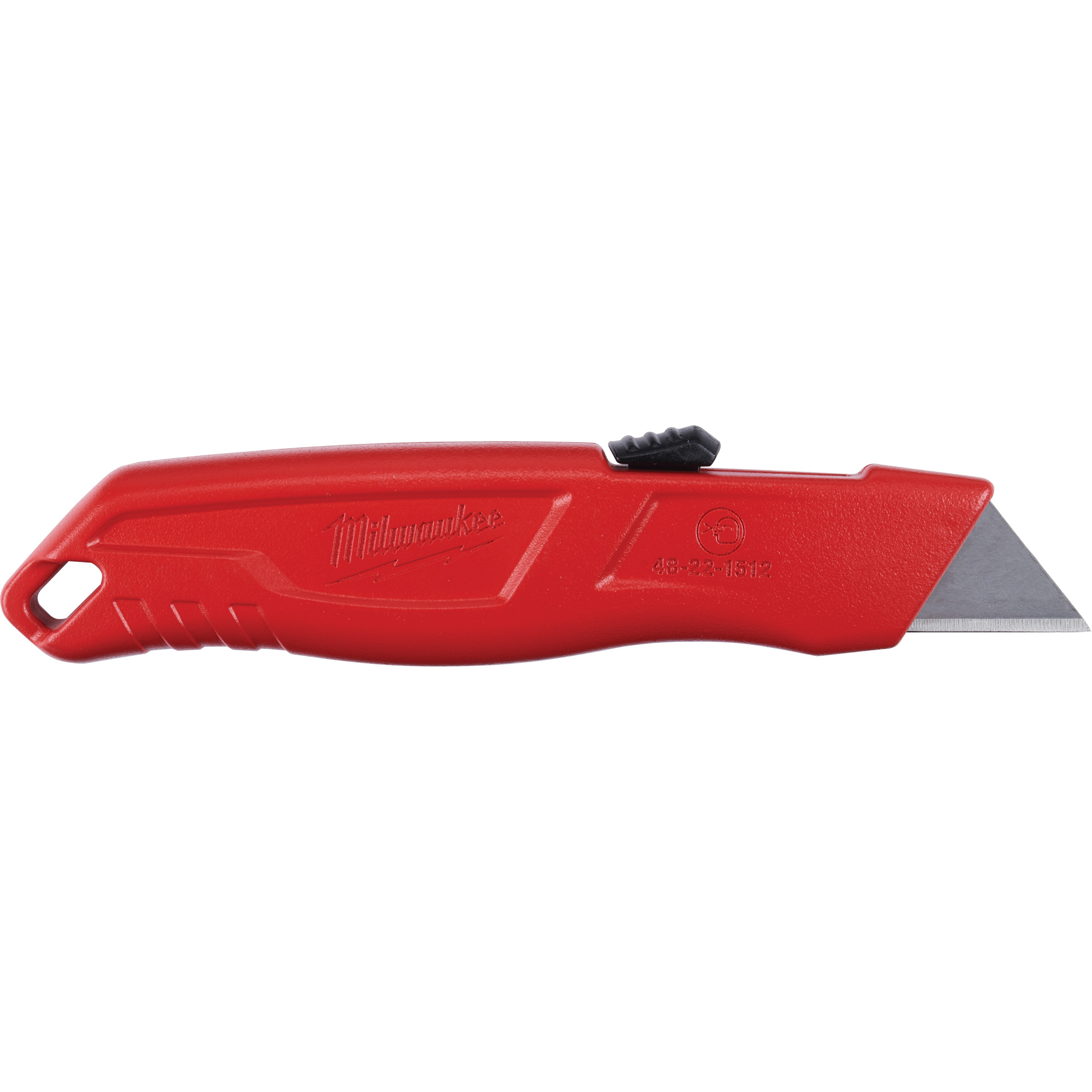 Couteau autorétractable, 3/4", Acier, Prise en Métal – Image 2