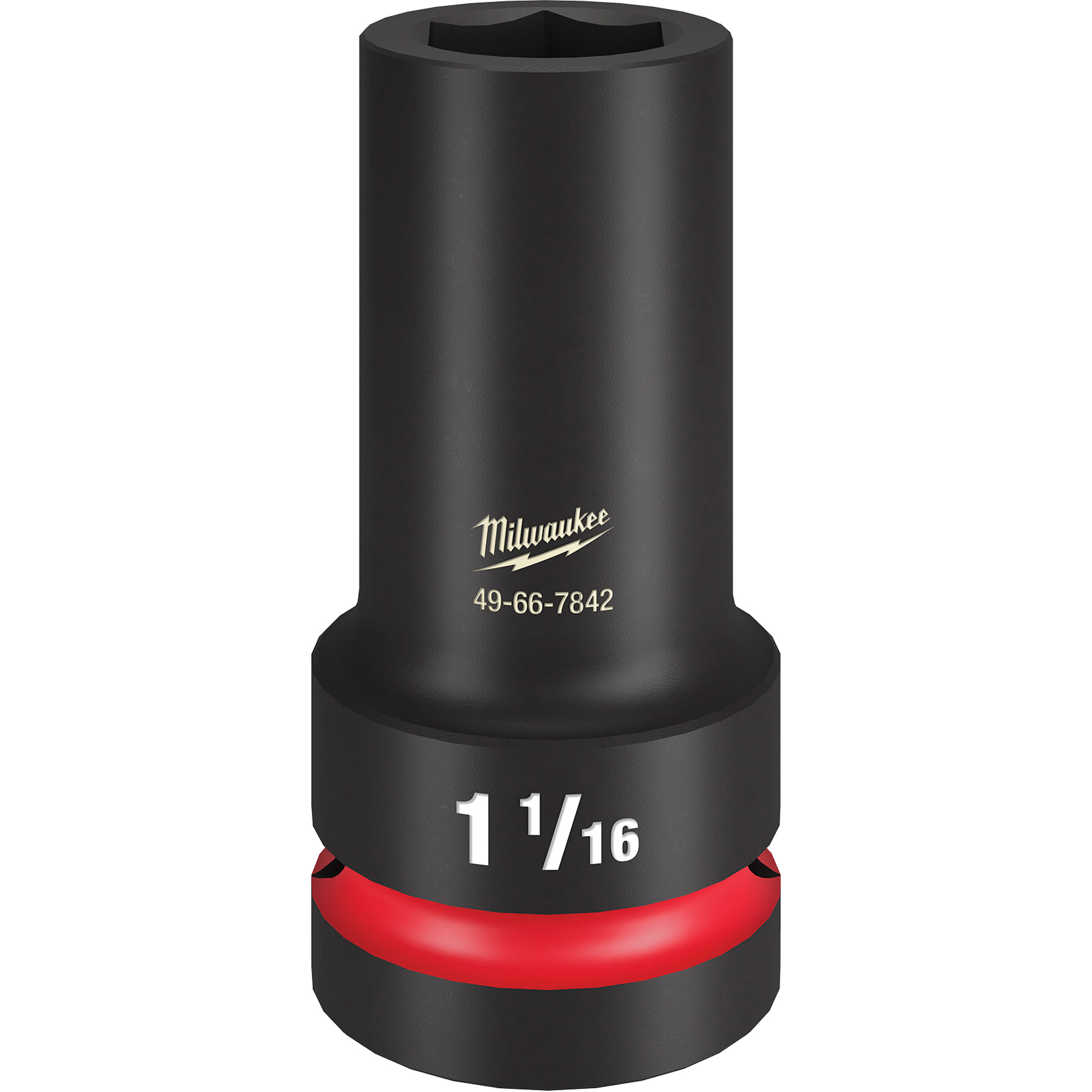 Douille à paroi extra mince Shockwave Impact DutyMC, Chocs, 1-1/16", Prise 1", 6 pans, Profond