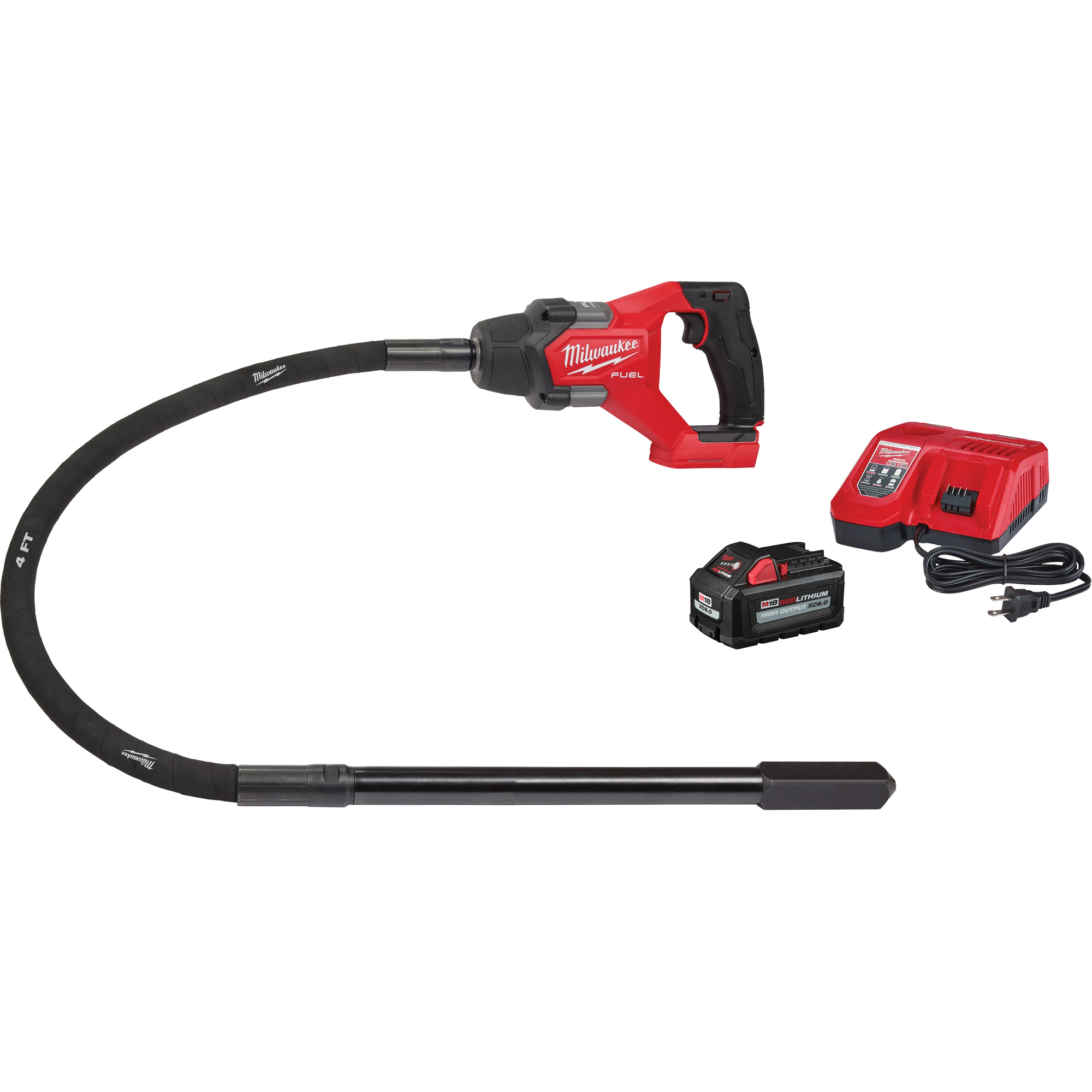 Ensemble à aiguille vibrante 4' M18 FuelMC pour béton