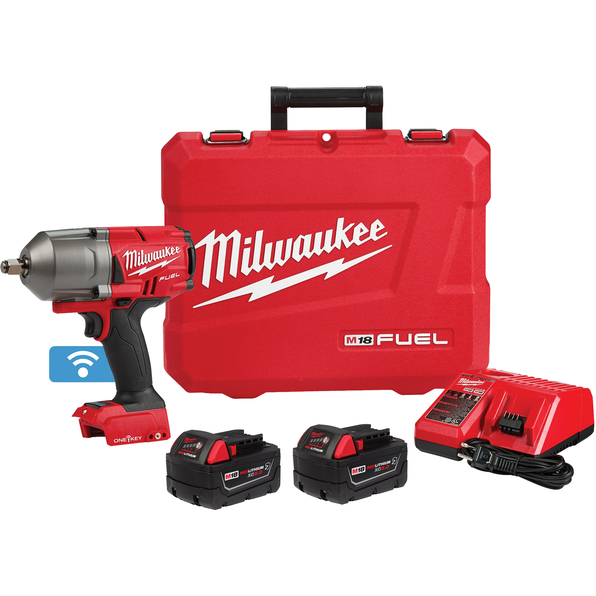 Ensemble clé à chocs à couple élevé M18 FuelMC avec One-KeyMC, 18 V, Mandrin 1/2"