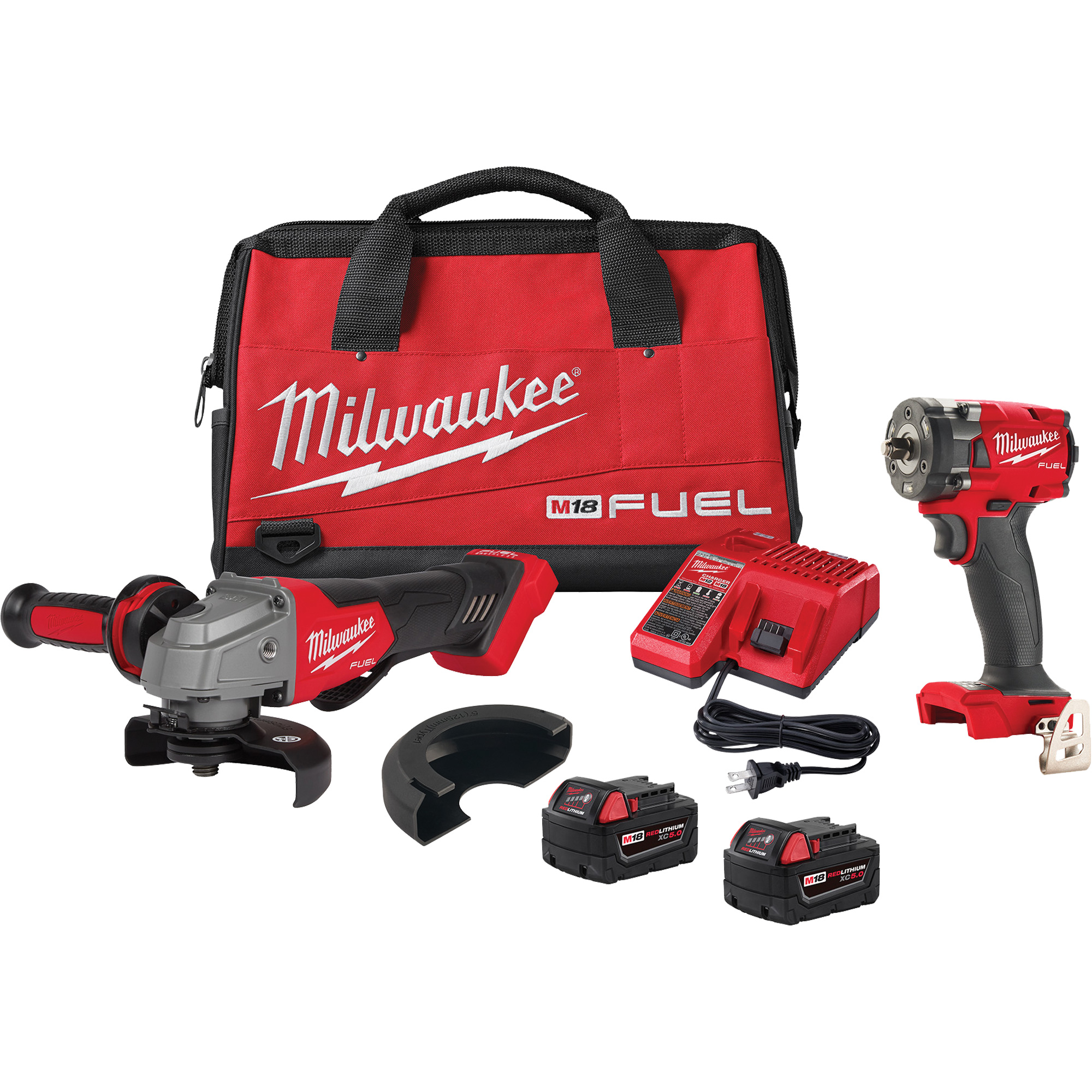 Ensemble de meuleuse et clé à choc compacte M18 FuelMC, Lithium-ion, 18 V