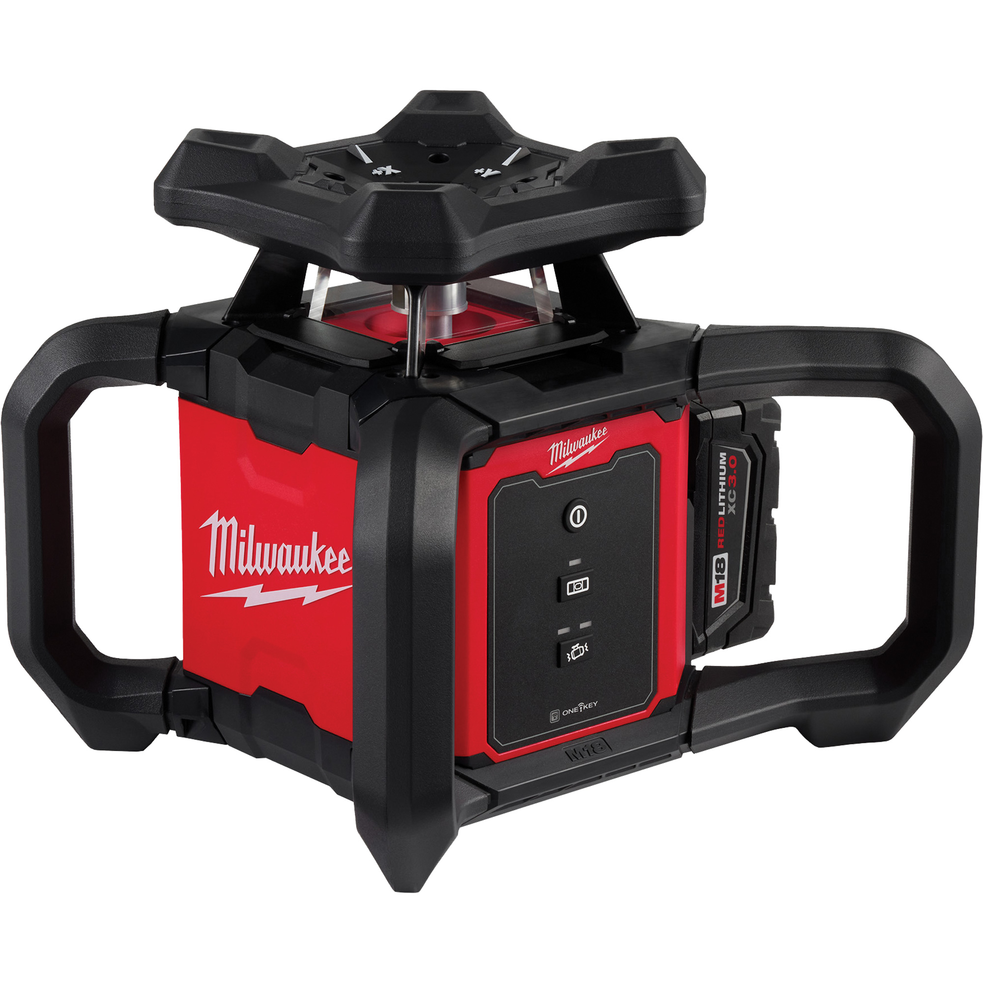 Ensemble de niveau laser rotatif extérieur rouge M18MC avec récepteur, 2000' (609,6 m)
