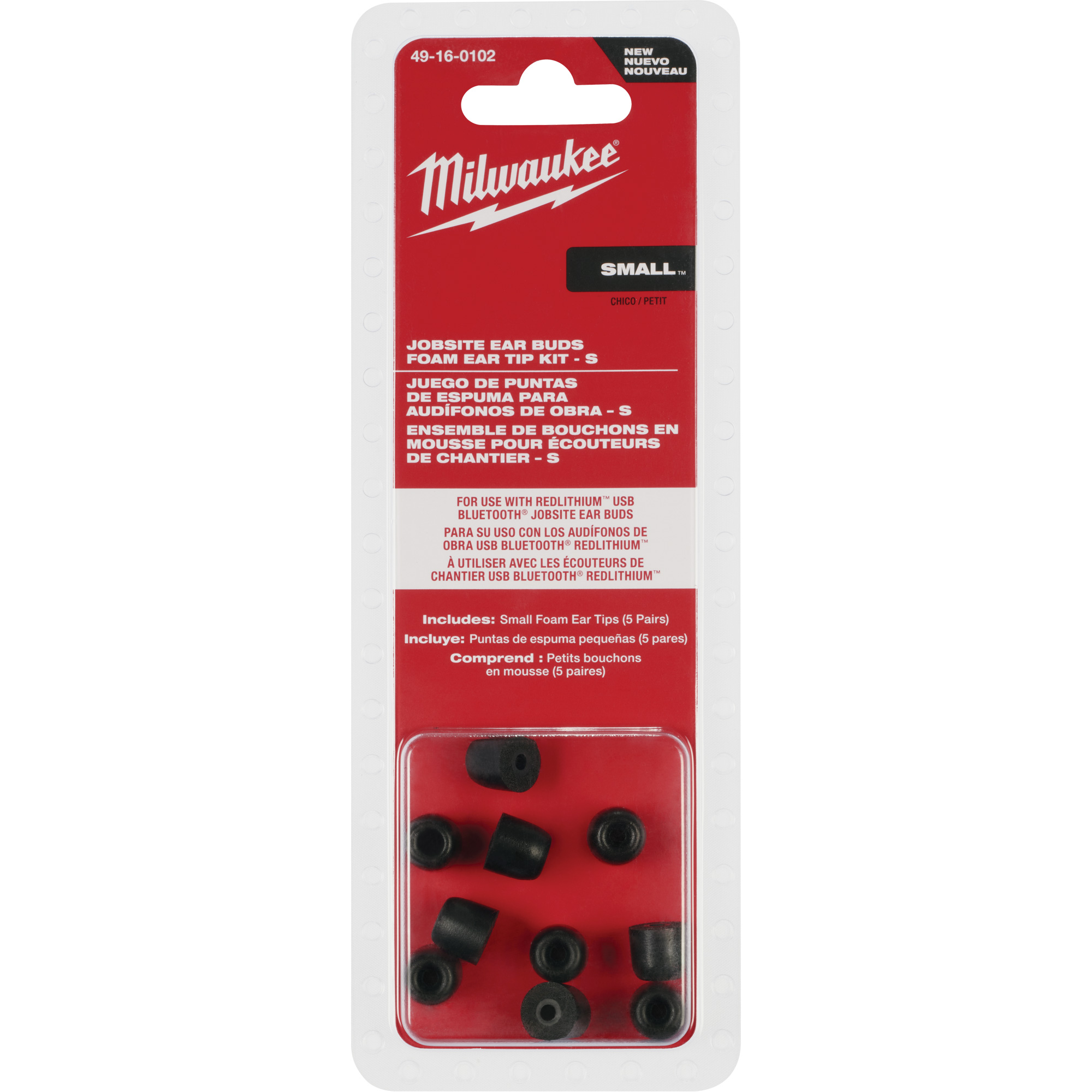 Ensemble de petits embouts pour bouchons d'oreilles de chantier