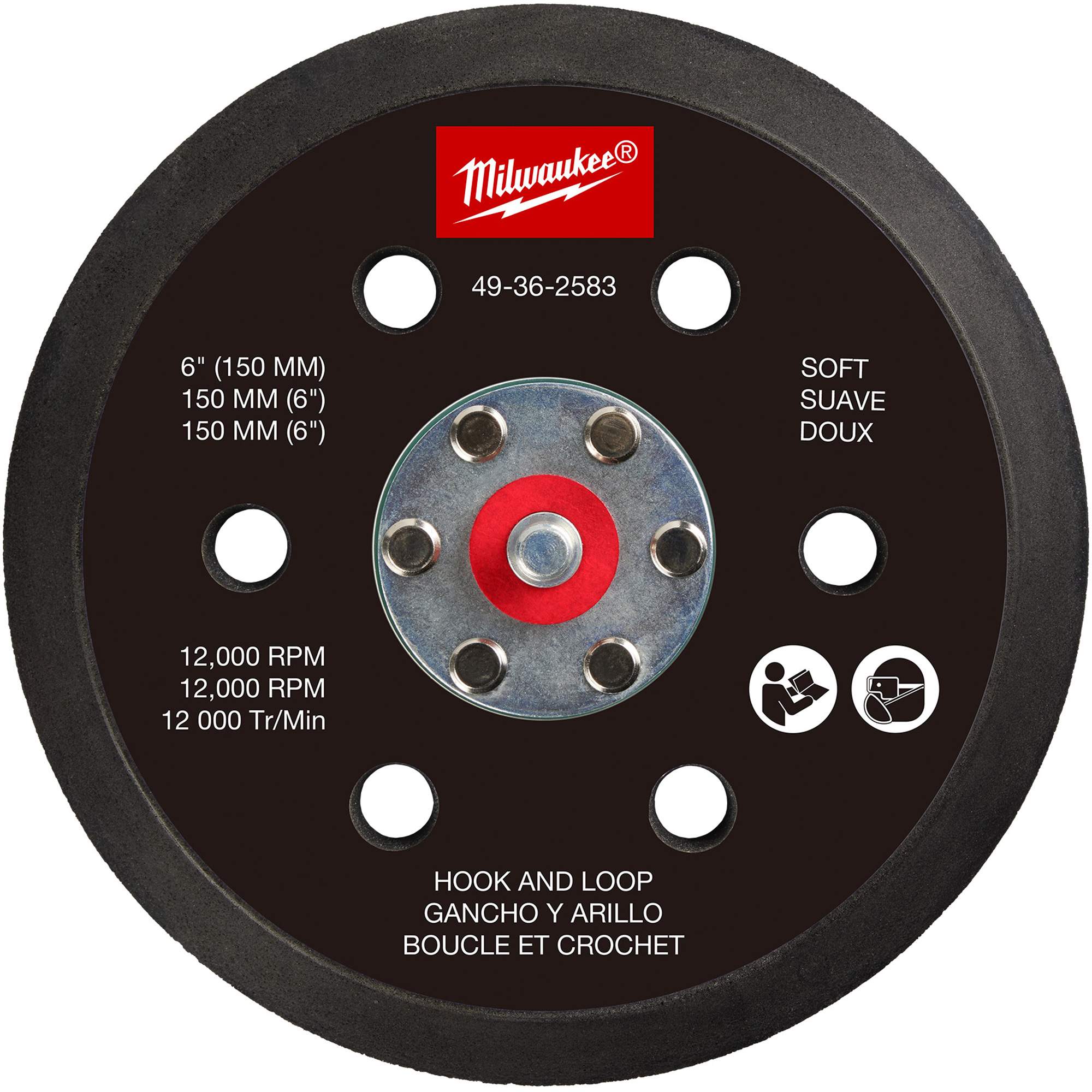 Ensemble de ponceuse orbitale aléatoire 6" M12MC FUELMC
