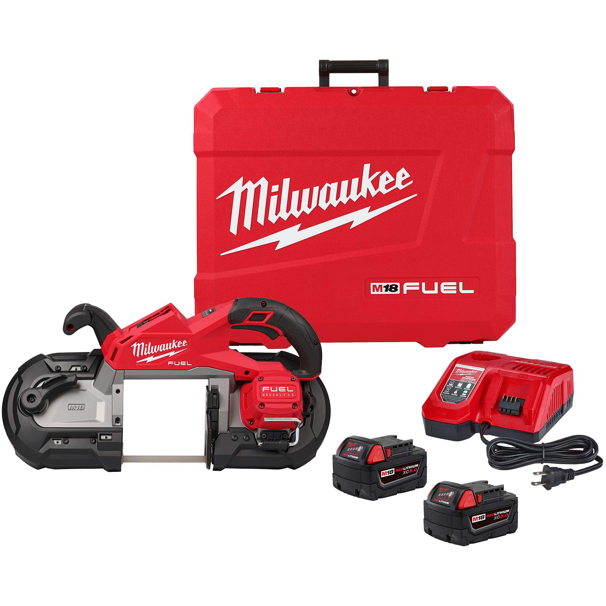 Ensemble de scie à ruban à coupe profonde M18 FuelMC, 18 V, 5" Capacité