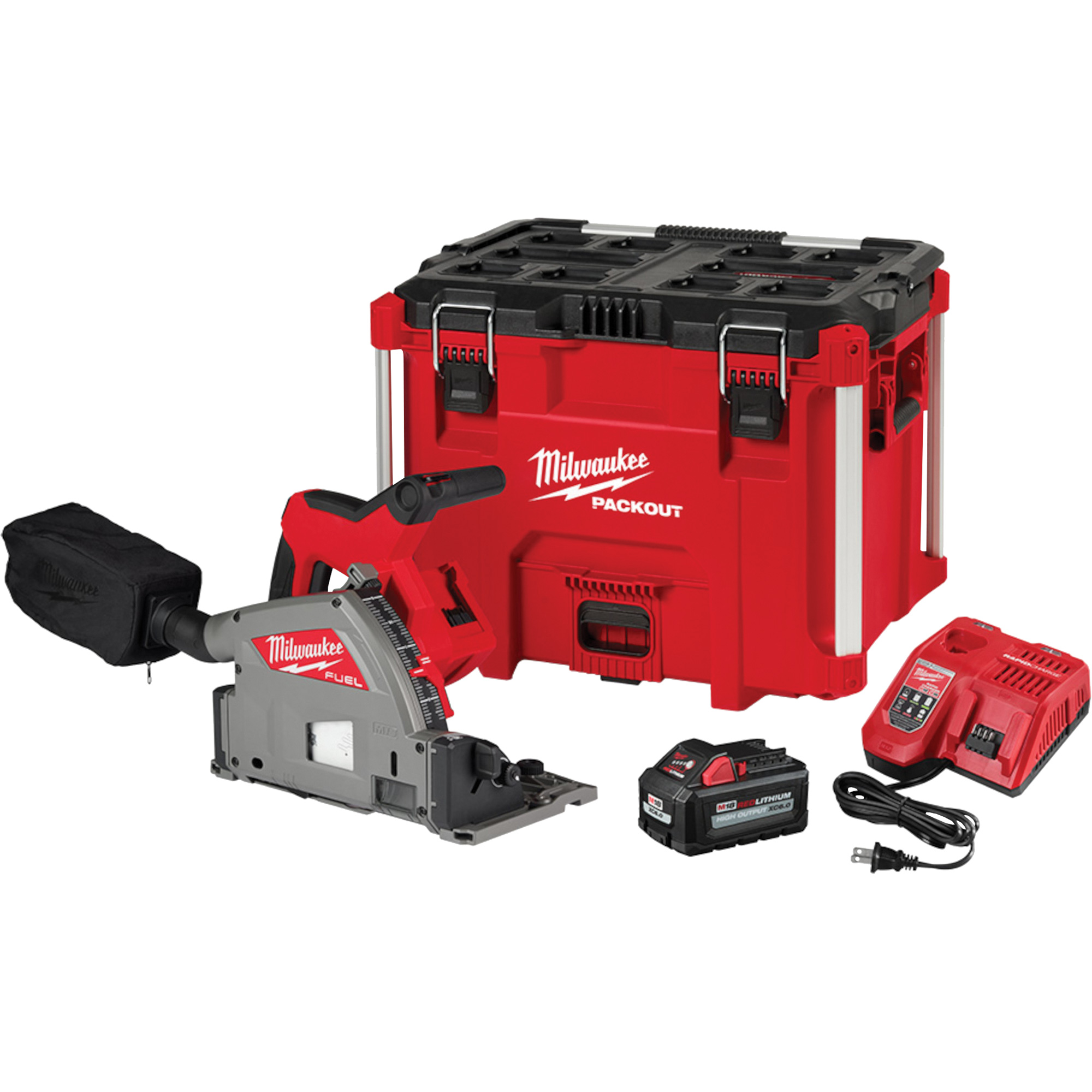Ensemble de scie plongeante sur rail M18 FuelMC, 6-1/2", 18 V