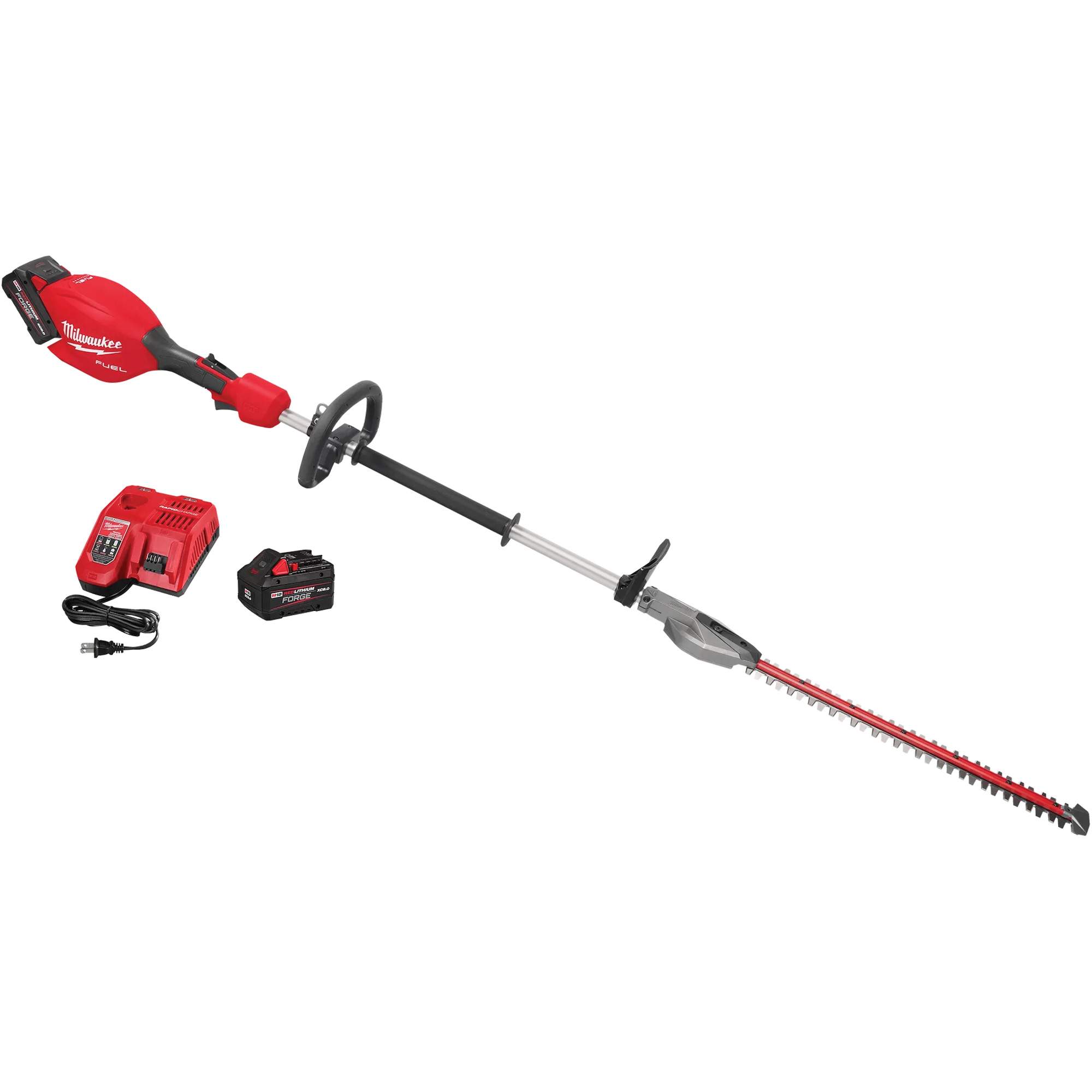Ensemble de taille-haie à manche court FuelMC, 20", À pile