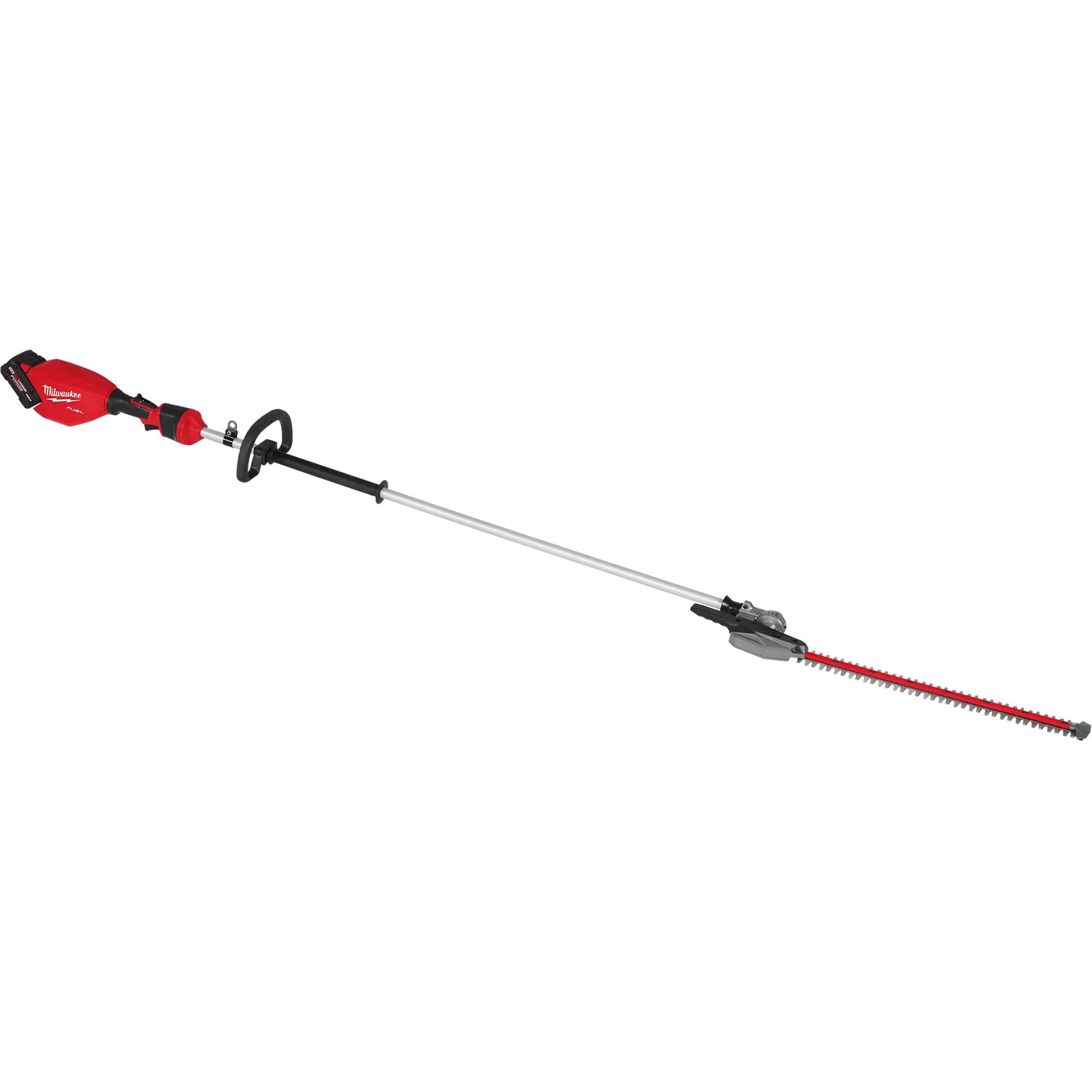 Ensemble de taille-haie articulé à manche allongé FuelMC, 24", À pile