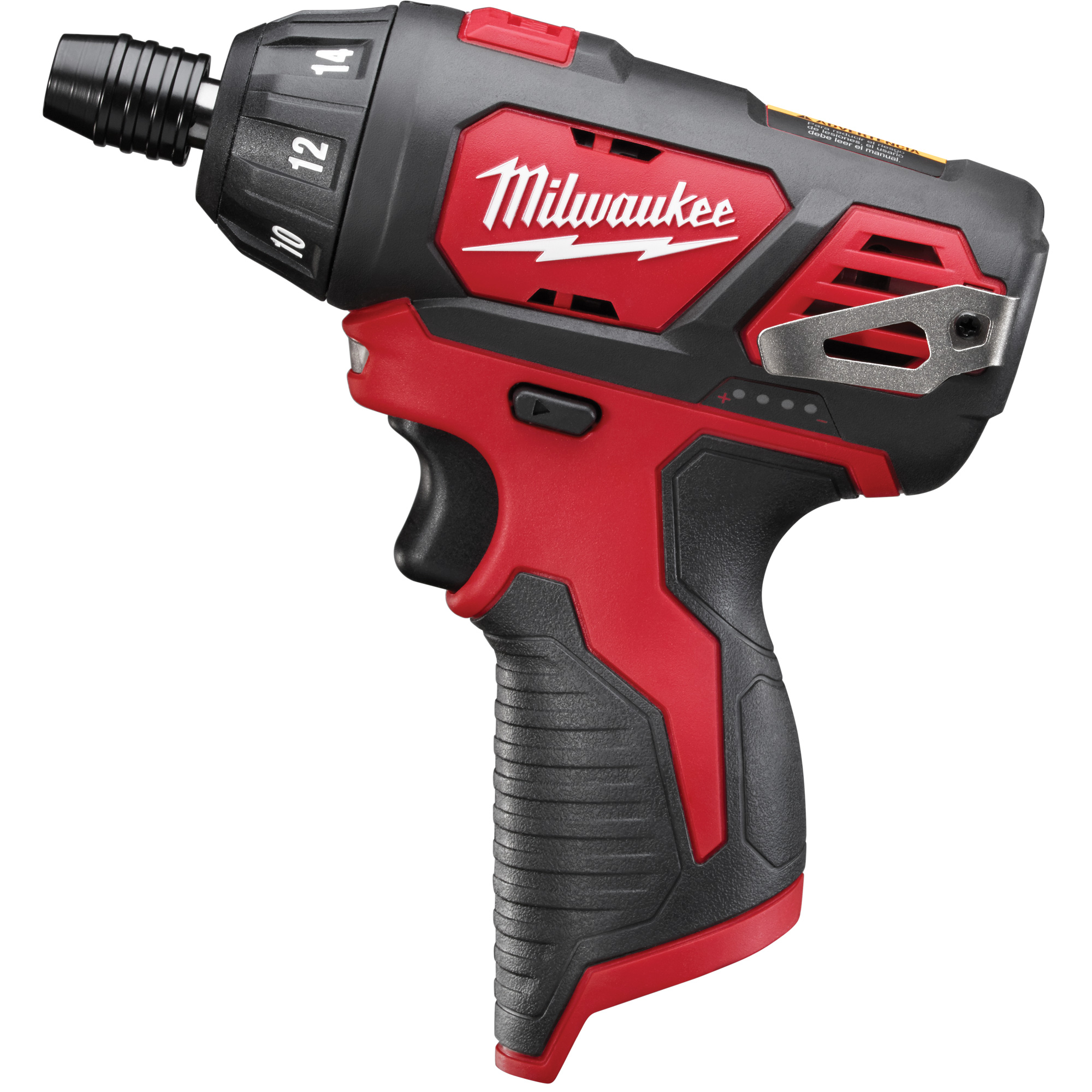 Ensemble de tournevis hexagonal M12MC, 1/4", 12 V, 175 lb-pi couple max., Lithium-ion bloc-pile