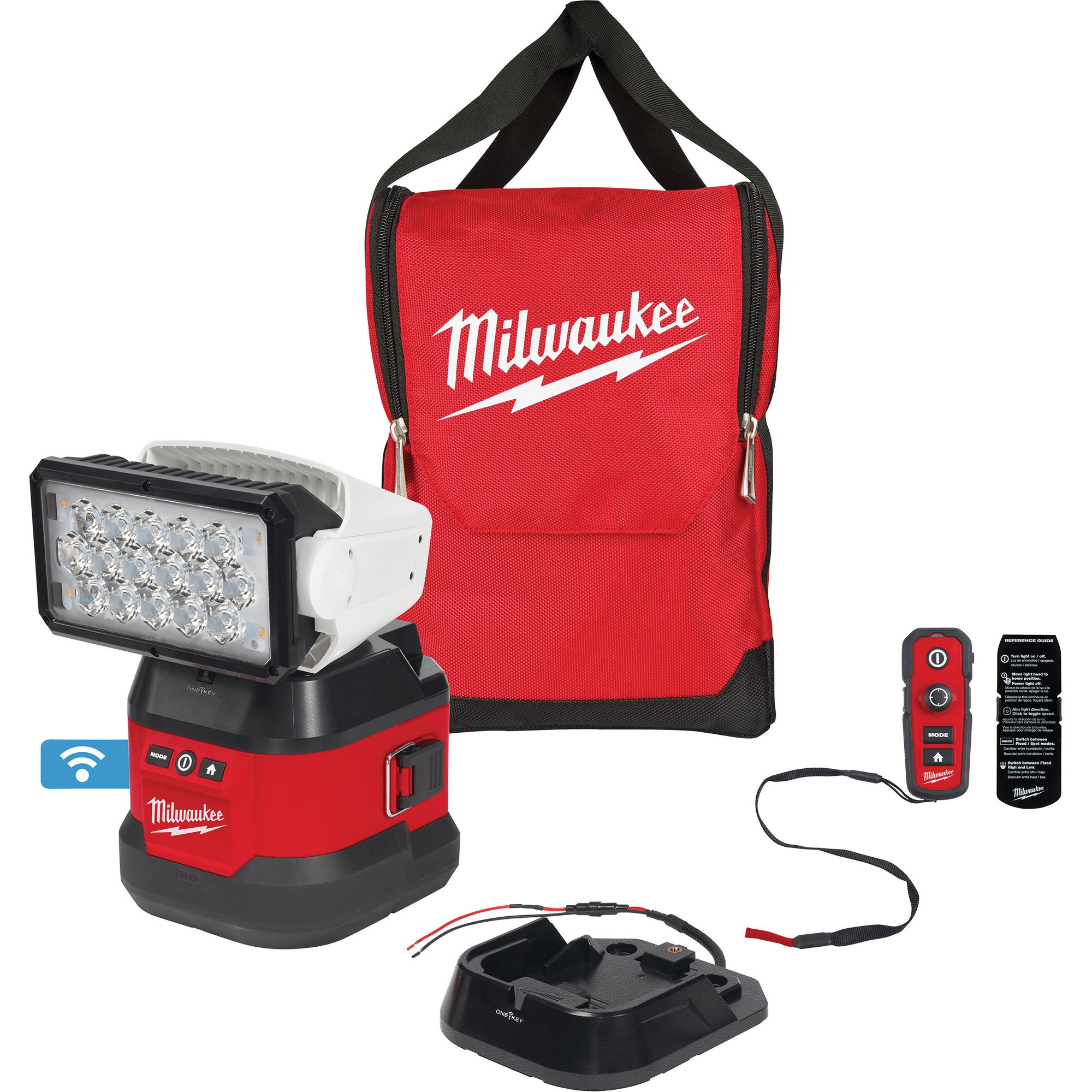Ensemble d'éclairage orientable polyvalent à télécommande, DEL, 4250 lumens