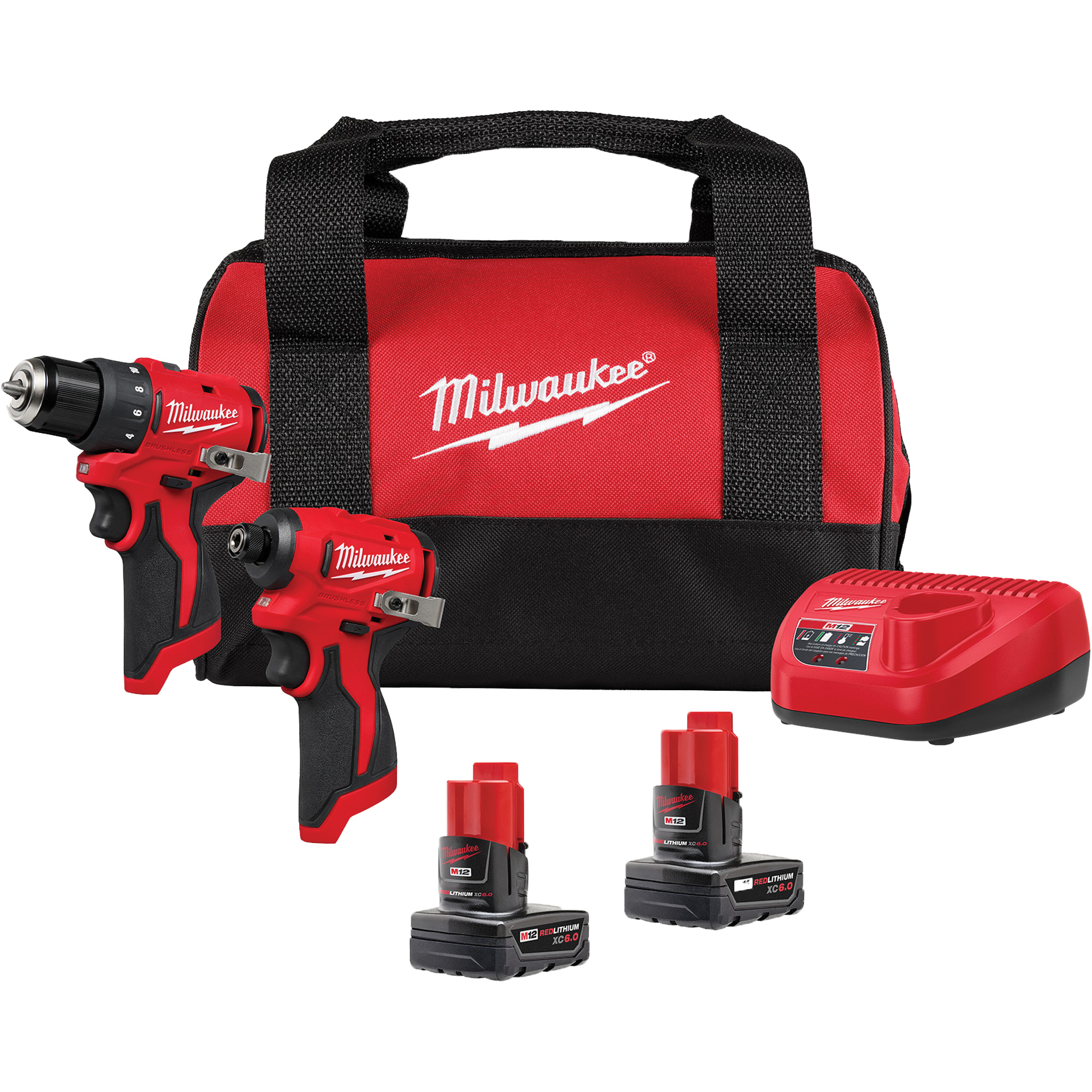 Ensemble deux outils sous-compacte sans balai M12MC, Lithium-ion, 12 V