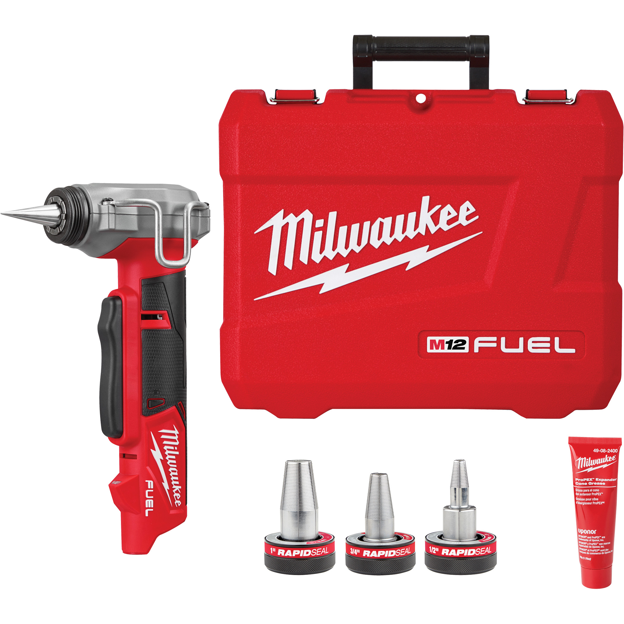 Ensemble d'expanseur M12 FuelMC ProPexMD avec têtes d'expansion Rapid SealMC ProPexMD 1/2" à 1"