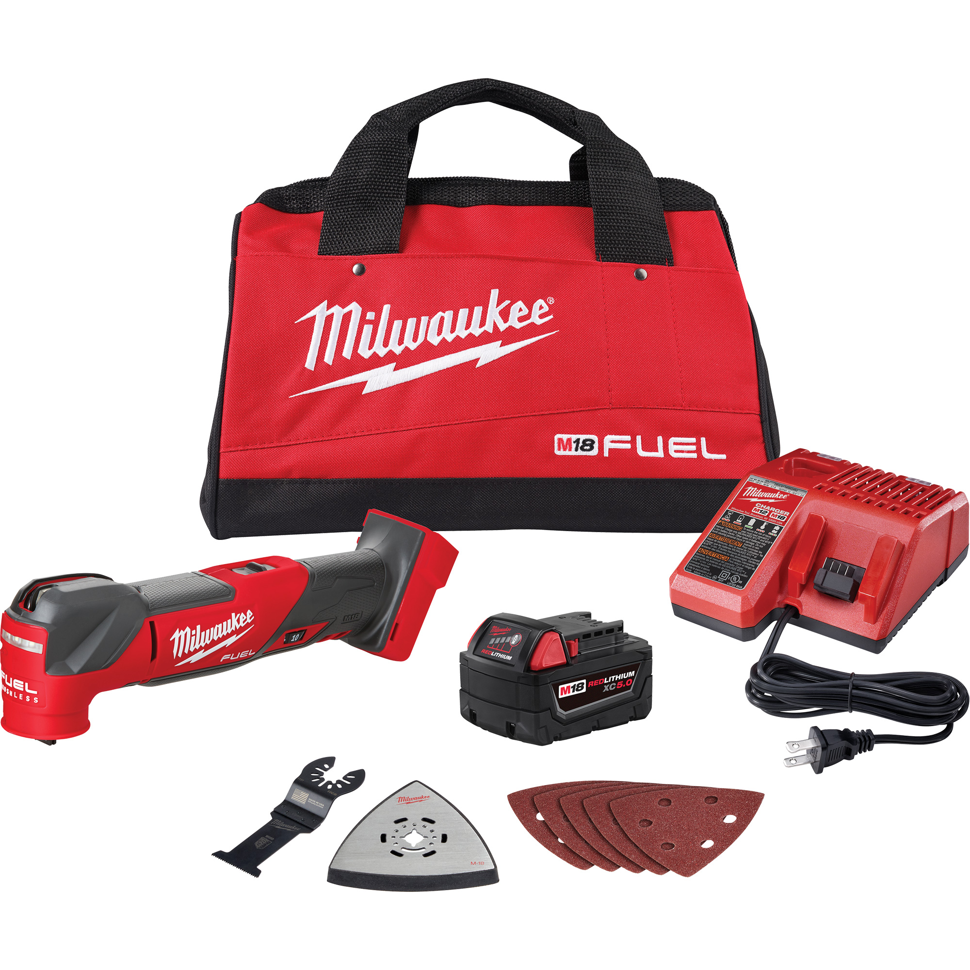 Ensemble d'outil polyvalent oscillant M18 FuelMC, 18 V, Lithium-ion