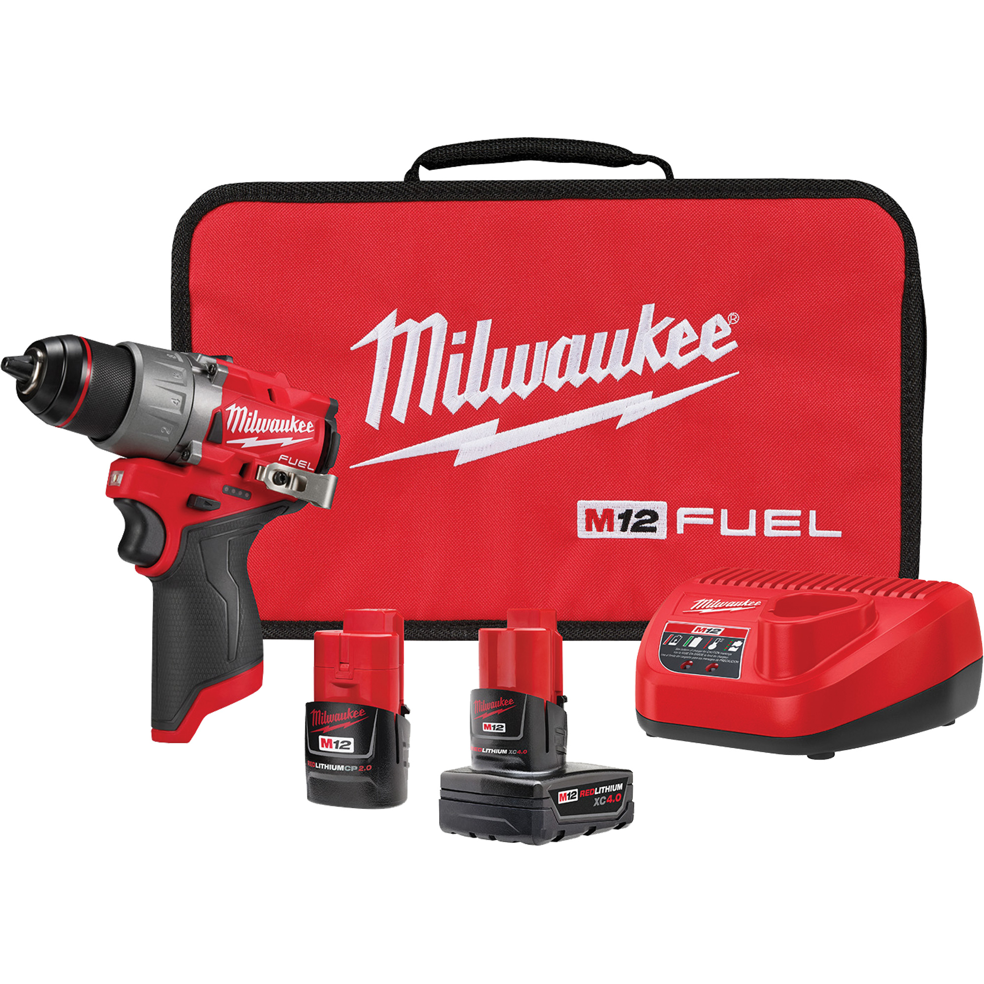 Ensemble perceuse/visseuse M12 FuelMC, Lithium-ion, 12 V, Mandrin 1/2", Couple 400 lb-po