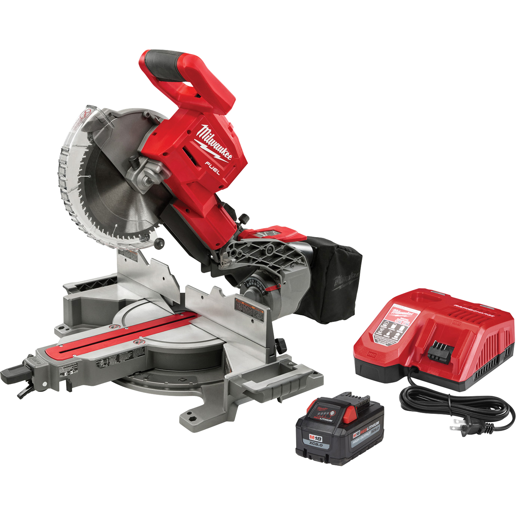 Ensemble scie à onglets combinés coulissante à biseau double M18 FuelMC