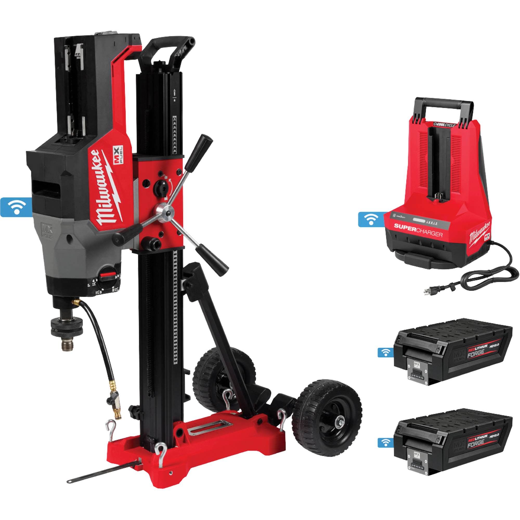 Ensemble sondeuse à carottage MX FuelMC avec support