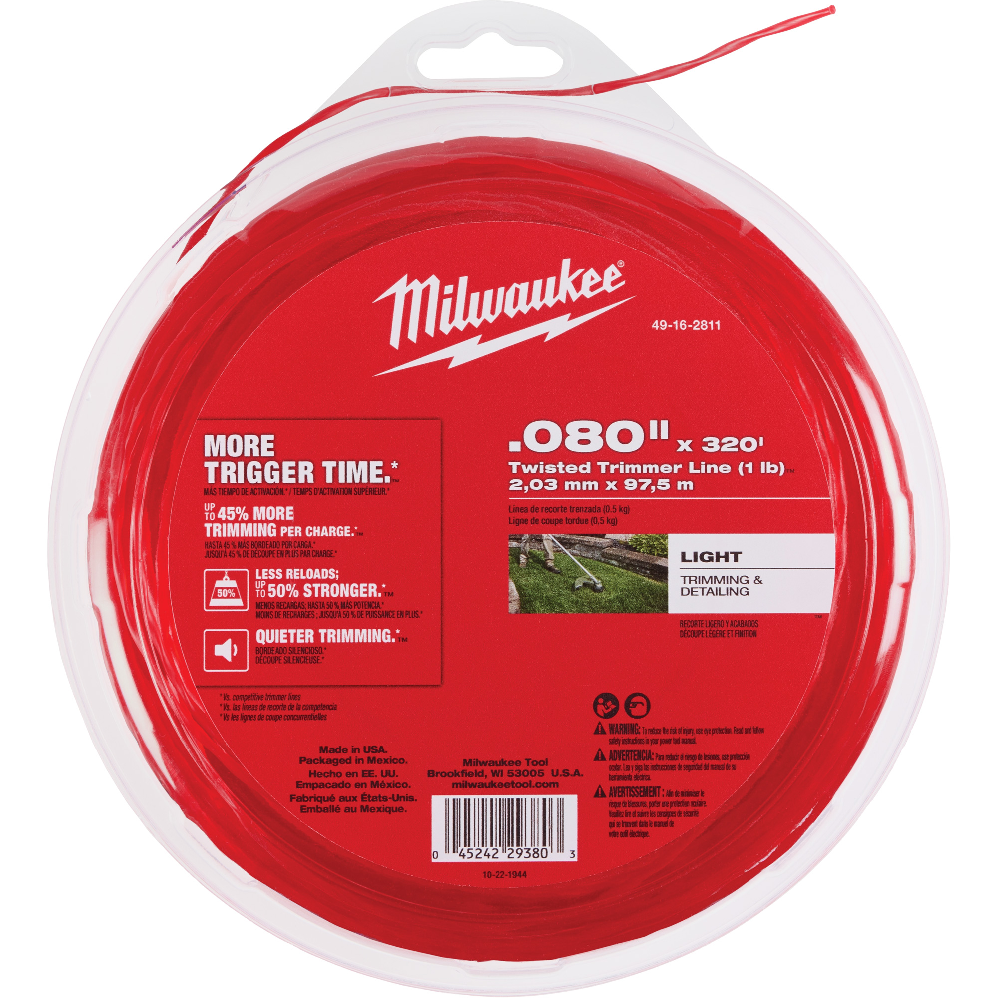 Fil de coupe 0.080" x 320’ (1 lb)