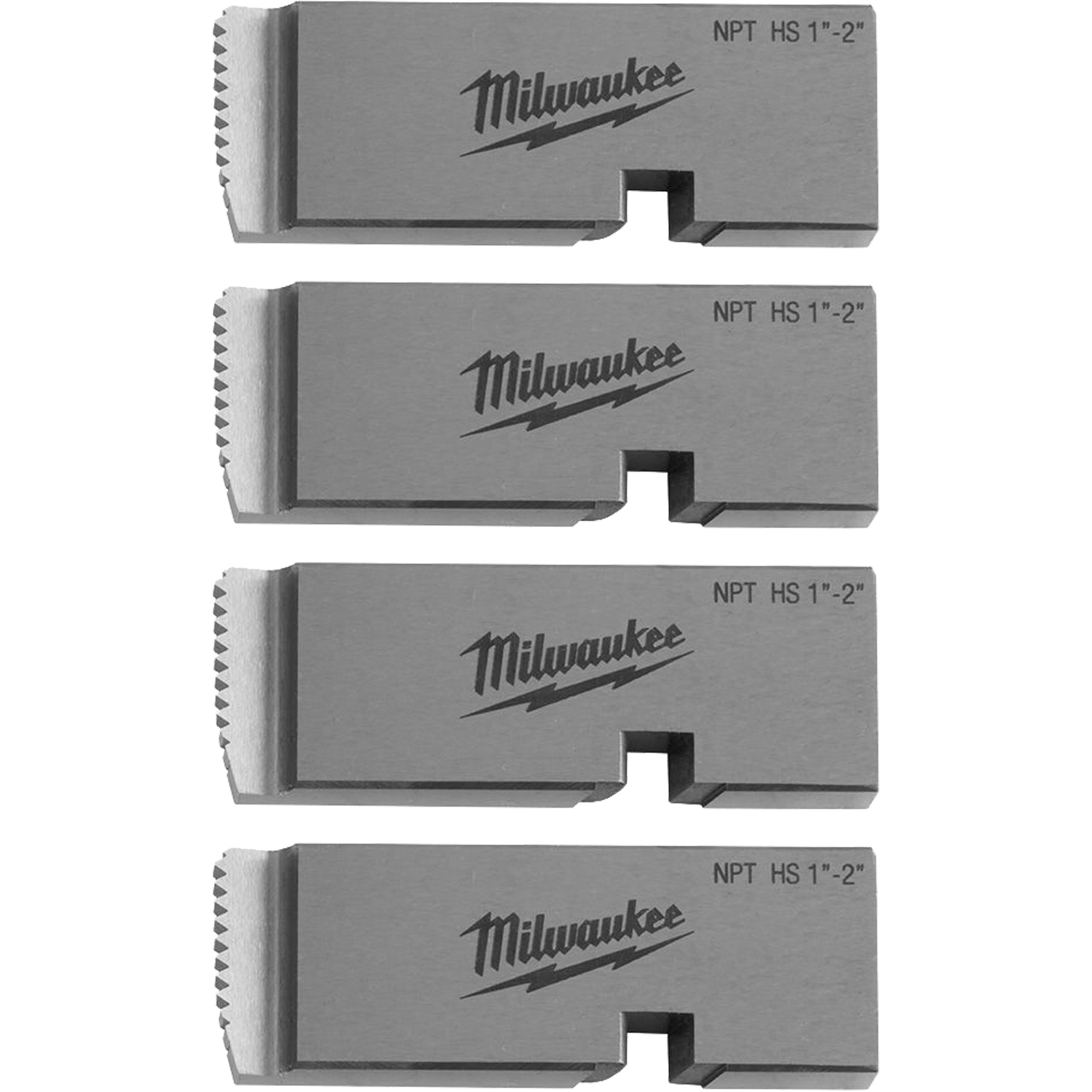 Filières de filetage pour tuyaux universel NPT, Pour tuyau de 1"-2", Acier rapide