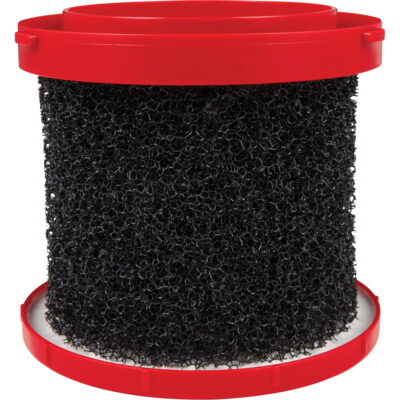 Filtre pour aspirateur de liquides, Mousse, Pour 1,6 - 2,5 gal. US