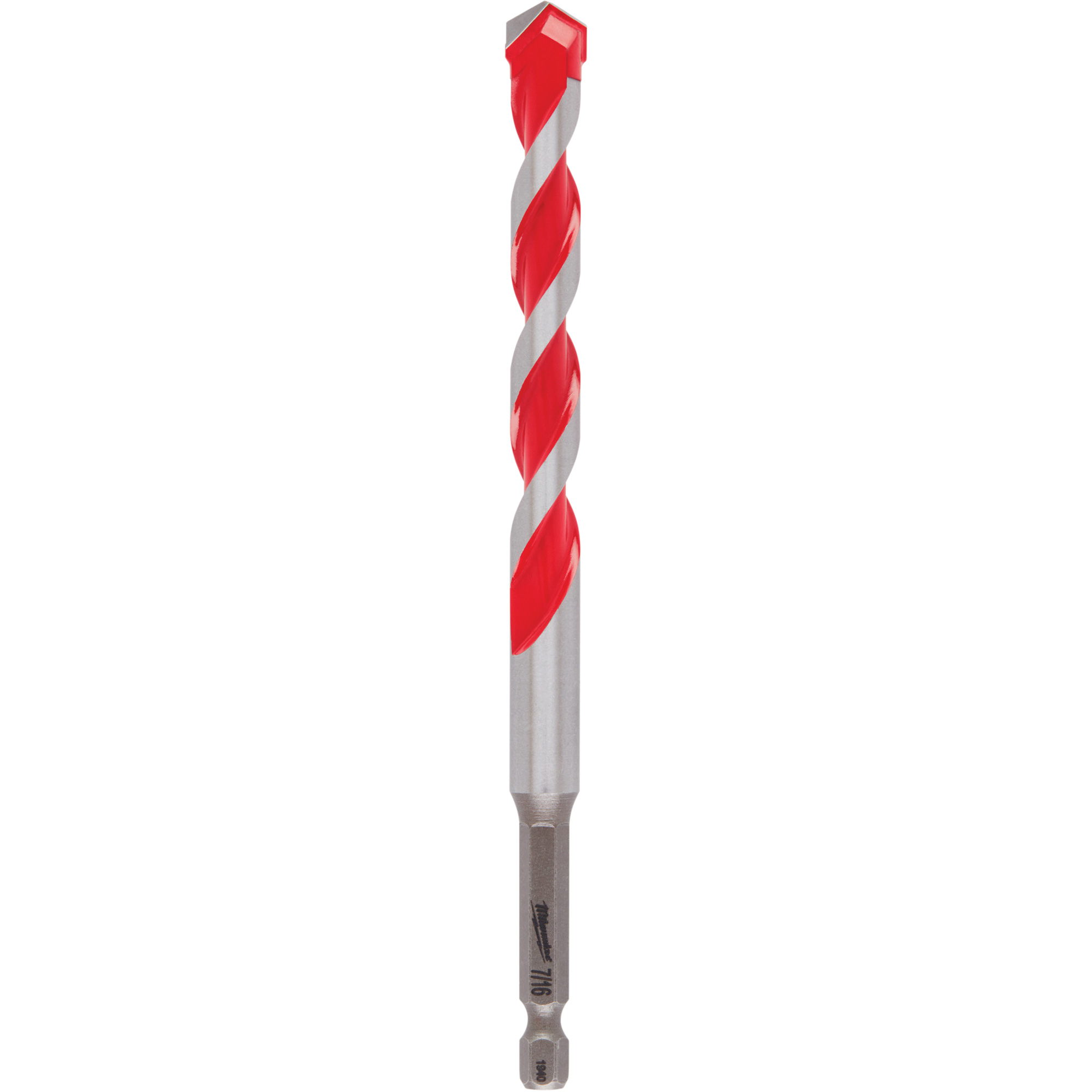 Foret à queue réduite pour perceuse à percussion ShockwaveMC, 7/16", Carbure, Cannelure 4"