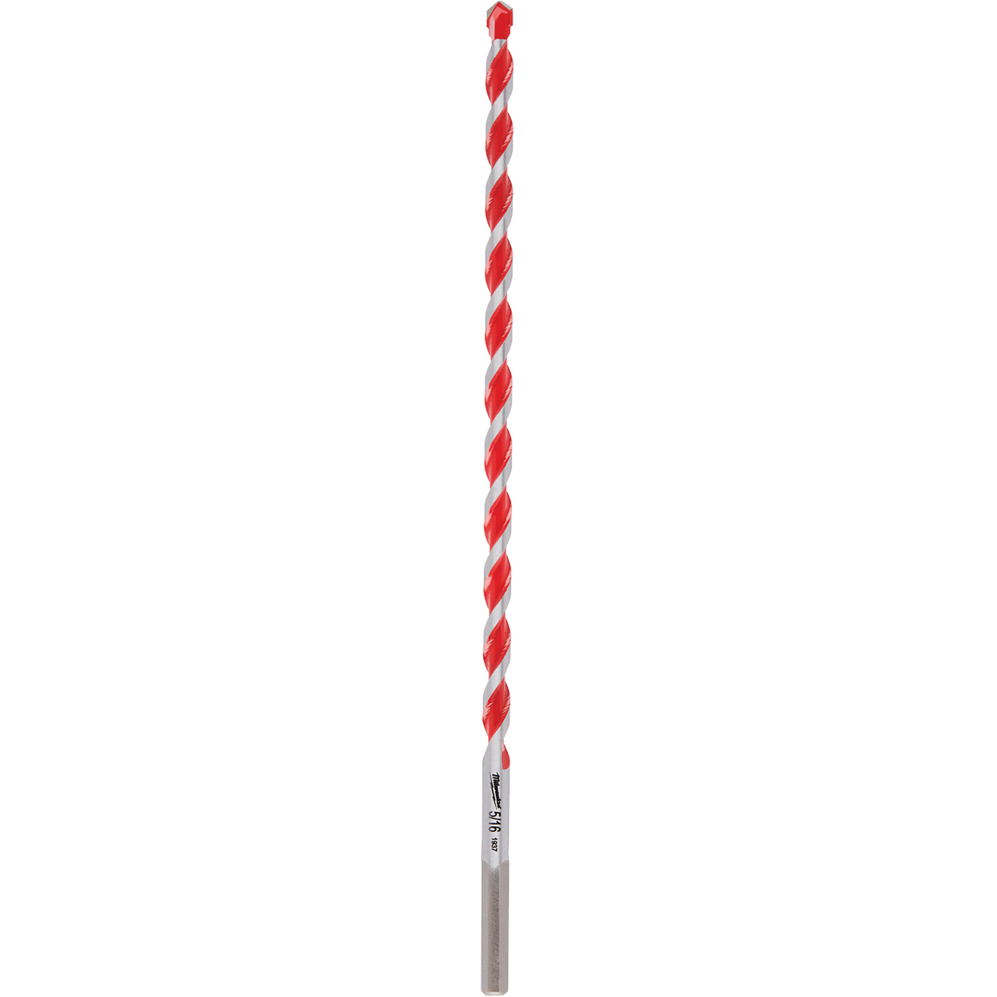 Foret pour perceuse à percussion, 5/16", Tige 3 méplats, Carbure