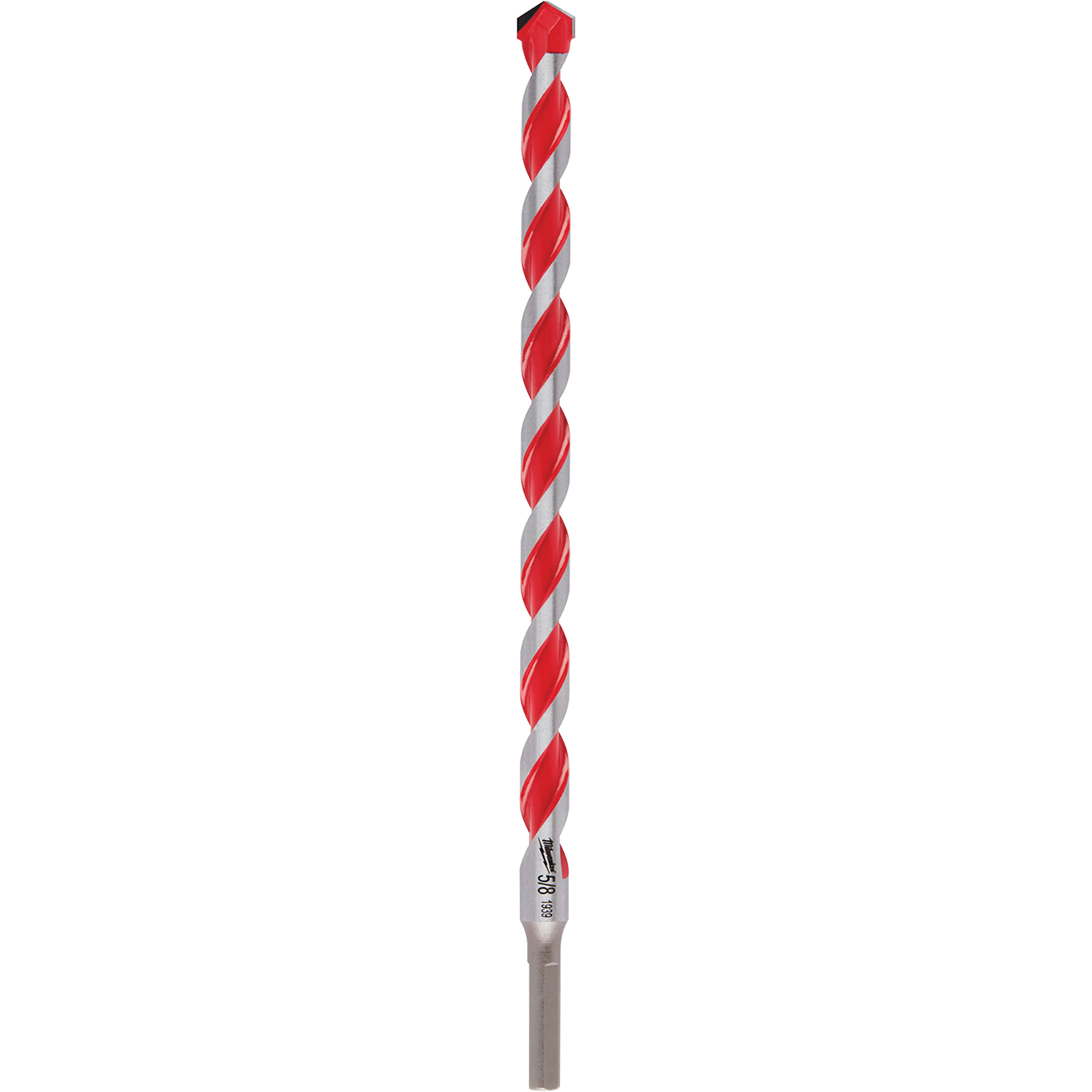 Foret pour perceuse à percussion, 5/8", Tige 3 méplats, Carbure