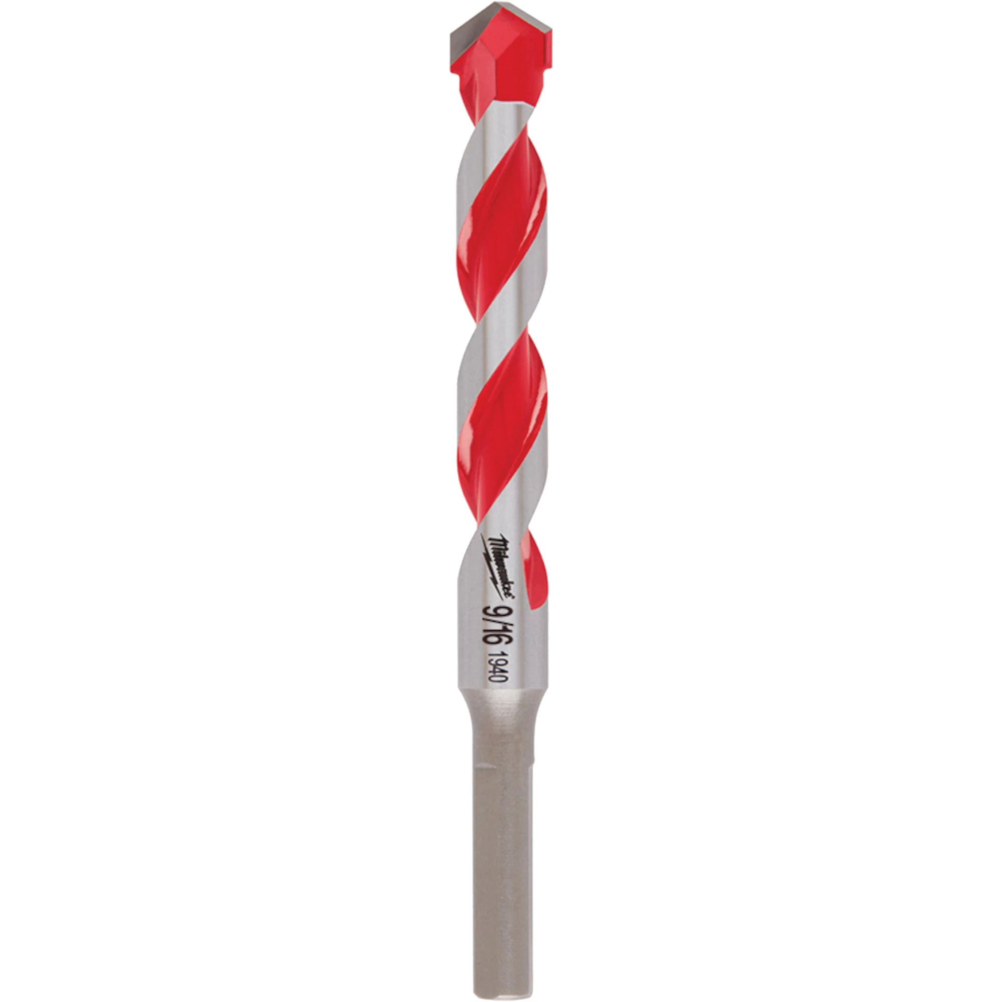 Foret pour perceuse à percussion, 9/16", Tige 3 méplats, Carbure
