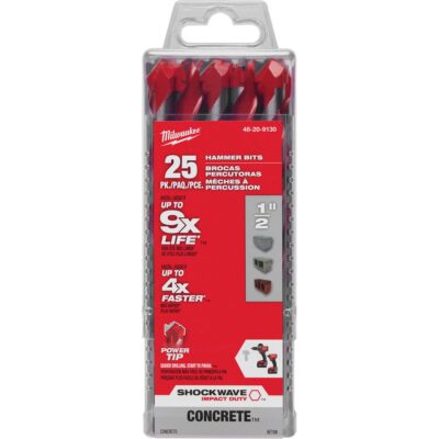 Foret pour perceuse à percussion ShockwaveMC, 1/2", Tige Hexagonale, Carbure