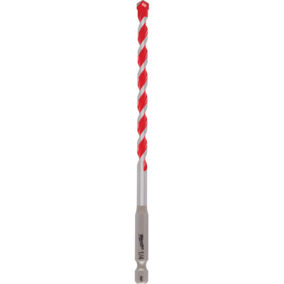 Foret pour perceuse à percussion ShockwaveMC, 1/4", Tige Hexagonale, Carbure
