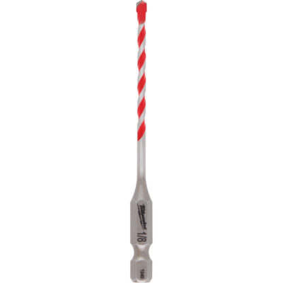 Foret pour perceuse à percussion ShockwaveMC, 1/8", Tige Hexagonale, Carbure