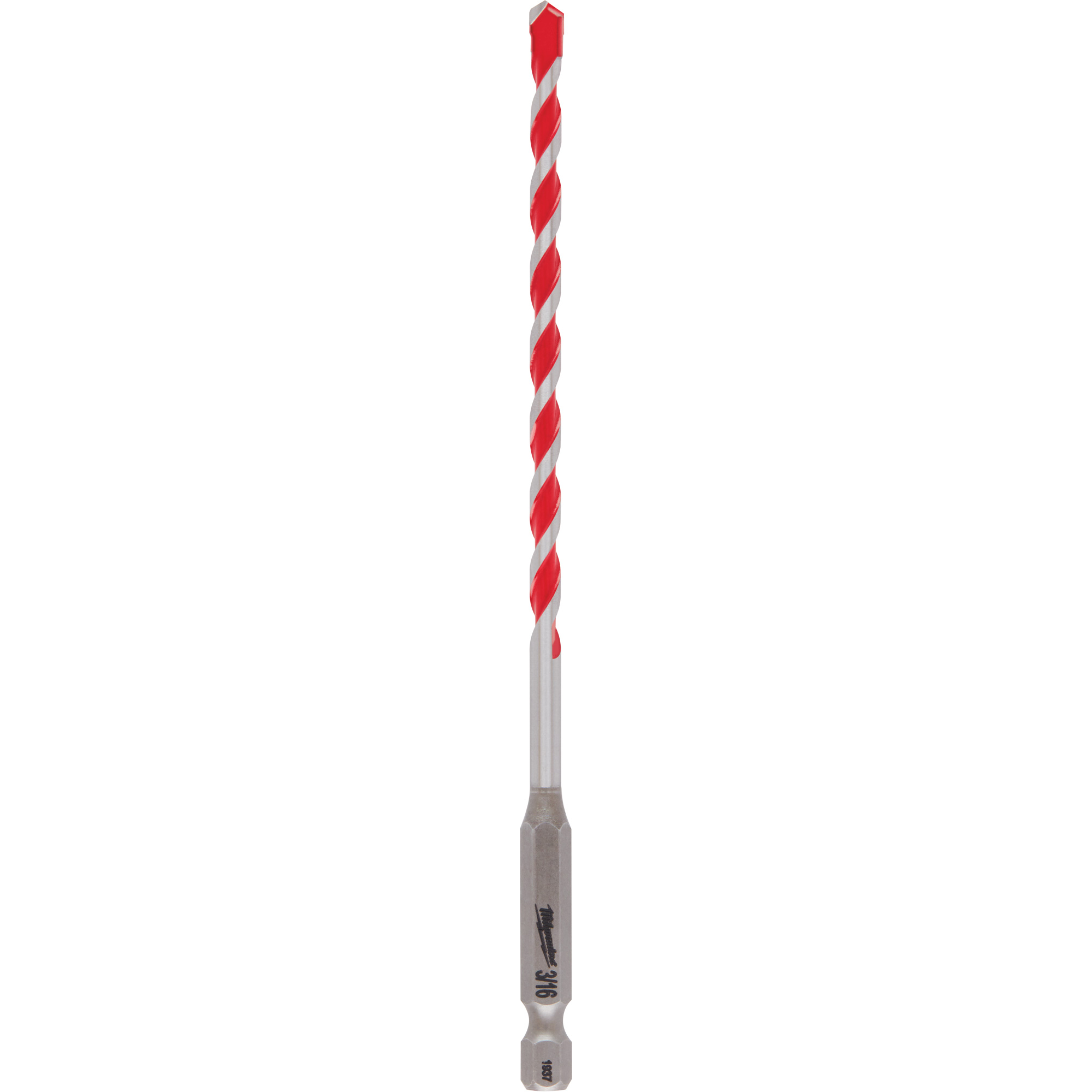 Foret pour perceuse à percussion ShockwaveMC, 3/16", Tige Hexagonale, Carbure