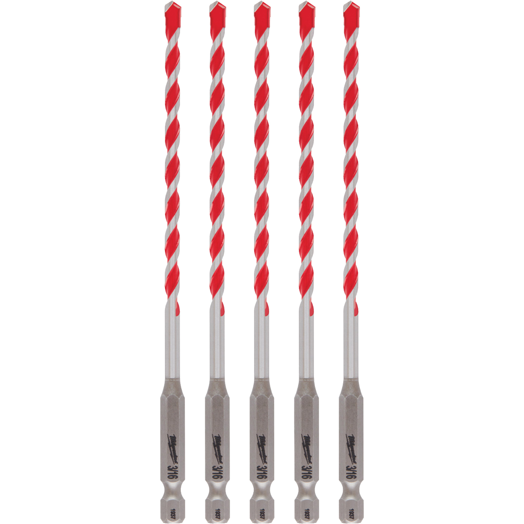 Foret pour perceuse à percussion ShockwaveMC, 3/16", Tige Hexagonale, Carbure