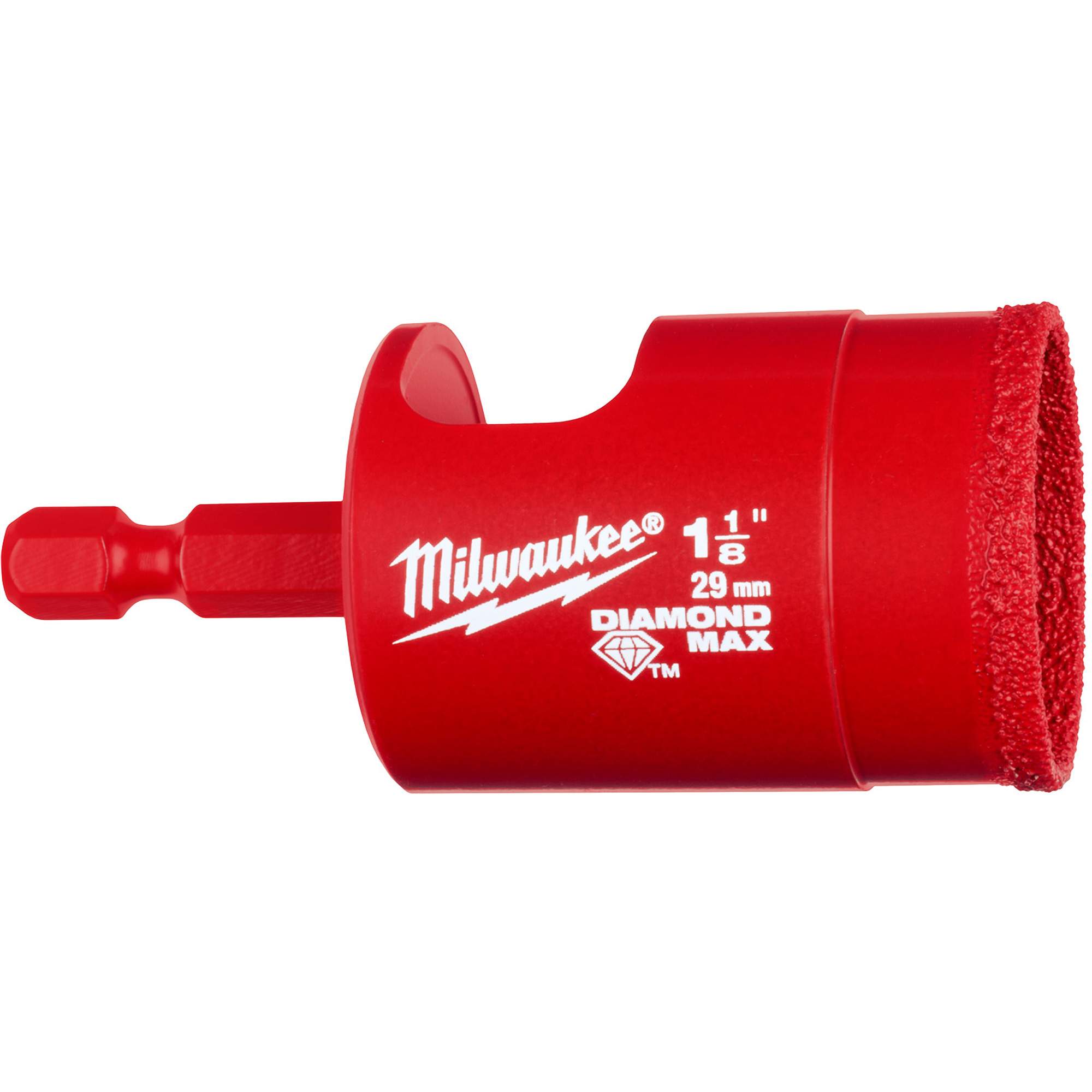 Foret pour scie-cloche Diamond MaxMC, 1-1/8", Profondeur de la coupe 1-1/2", Losange