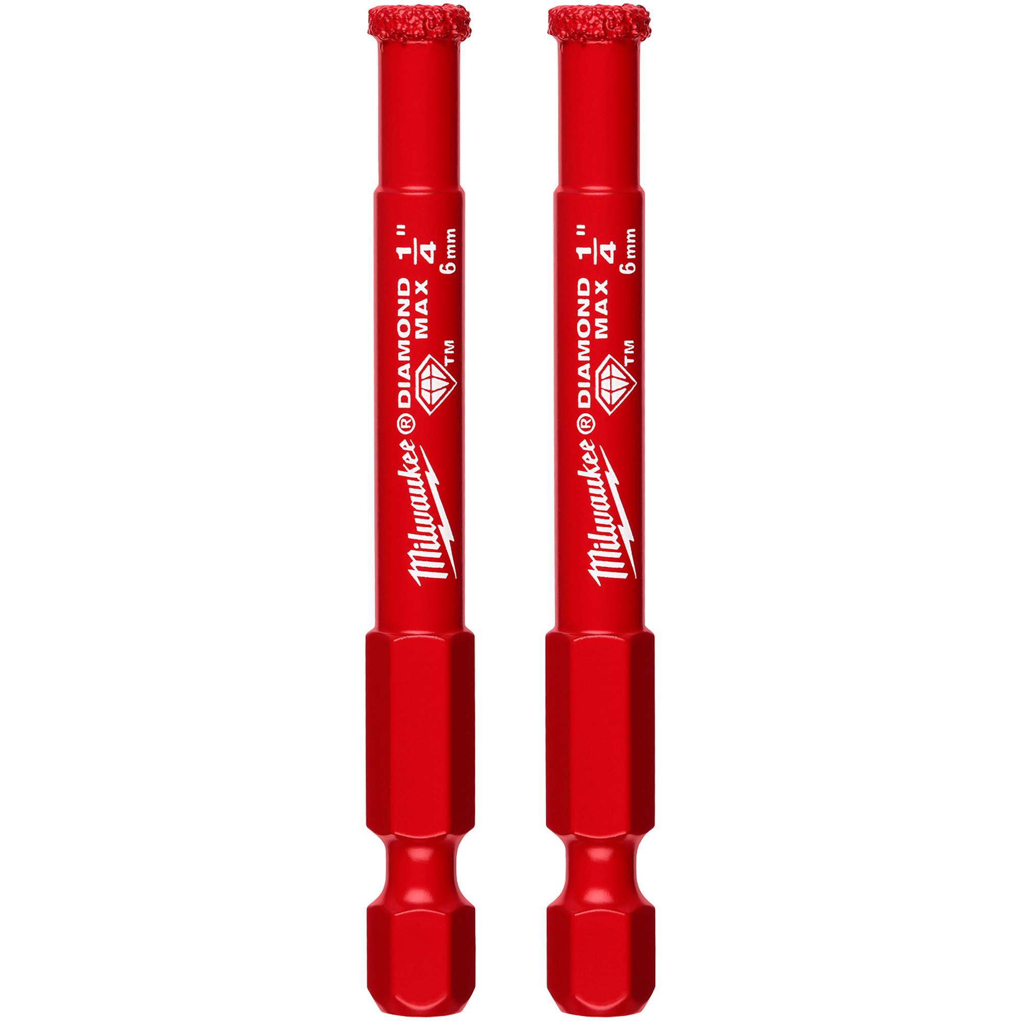 Foret pour scie-cloche Diamond MaxMC, 1/4", Profondeur de la coupe 1-1/2", Losange