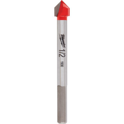 Foret pour verre et carreaux, 1/2", Carbure