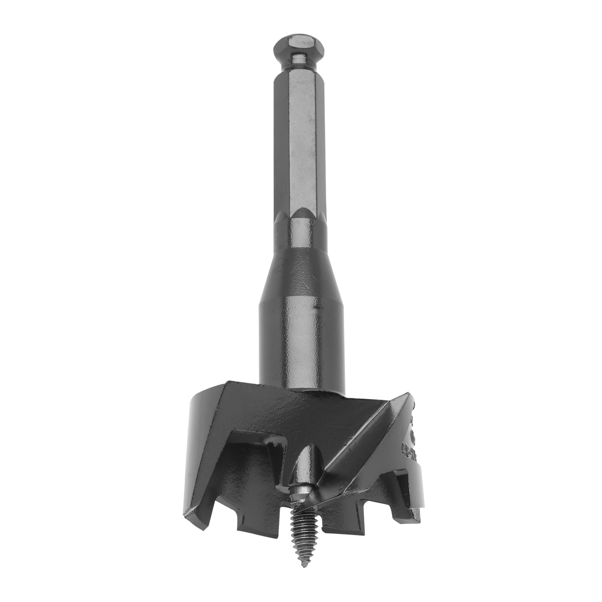 Foret standard à alimentation automatique robuste, 2-1/8", Longeur de 4-1/2", Tige 7/16" hexagonal