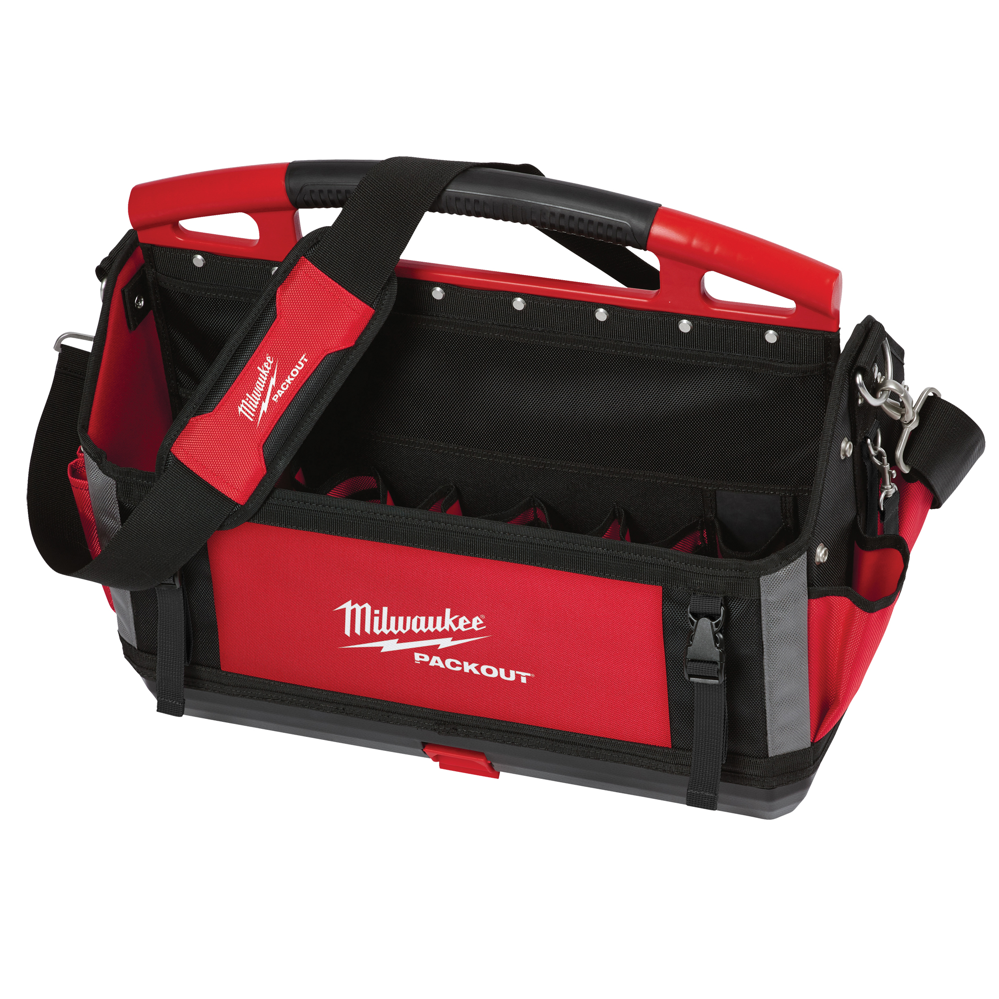 Fourre-tout PackoutMC, Nylon balistique, 32 pochettes, Noir/Rouge