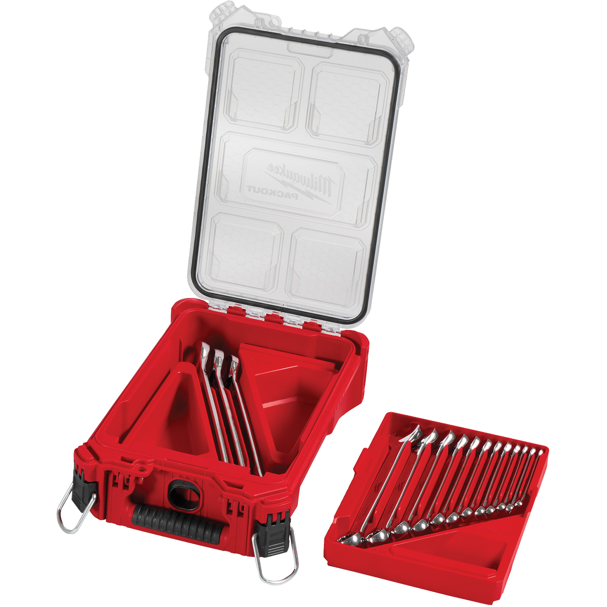 Jeu de clés SAE avec organisateur compact PackOutMC, Combinaison, 15 morceaux, Impérial