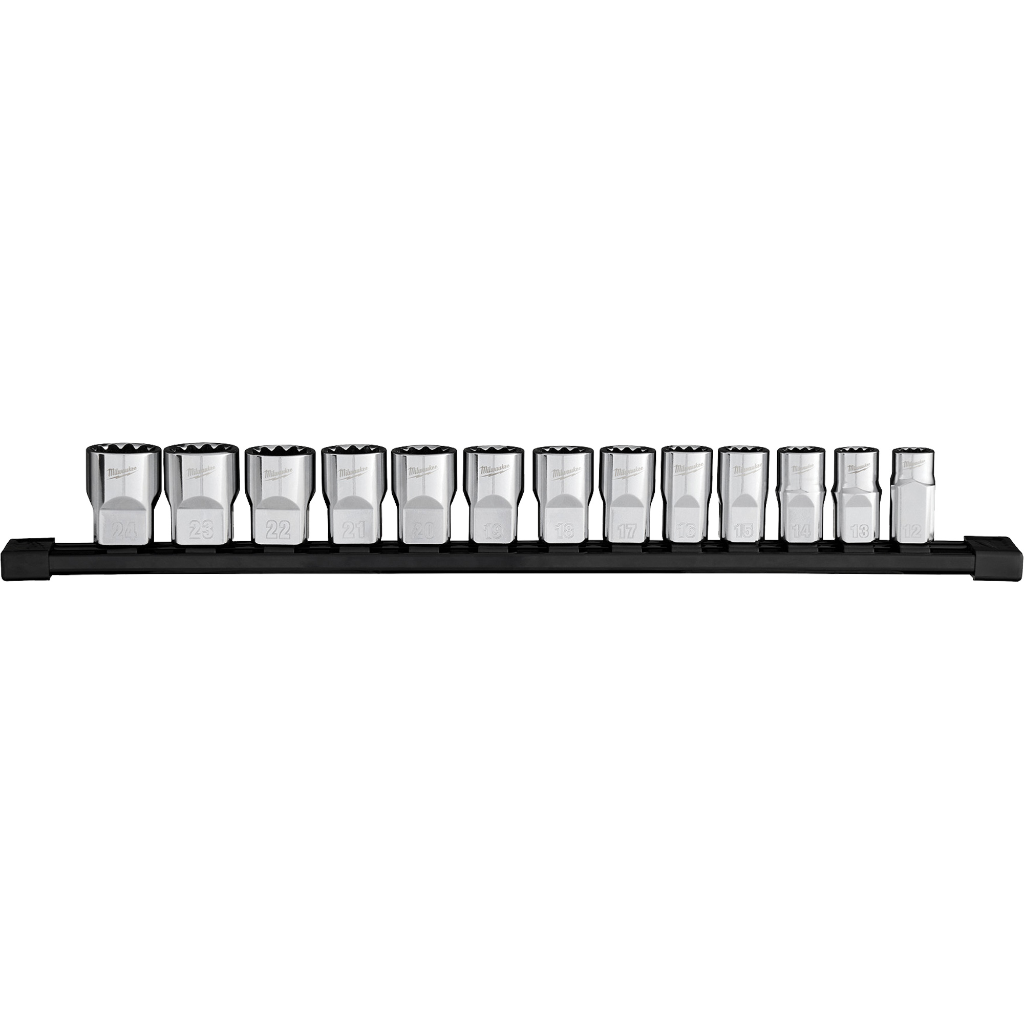 Jeu de douilles métriques à 12 pans, 13 Mcx, Prise de 1/2"