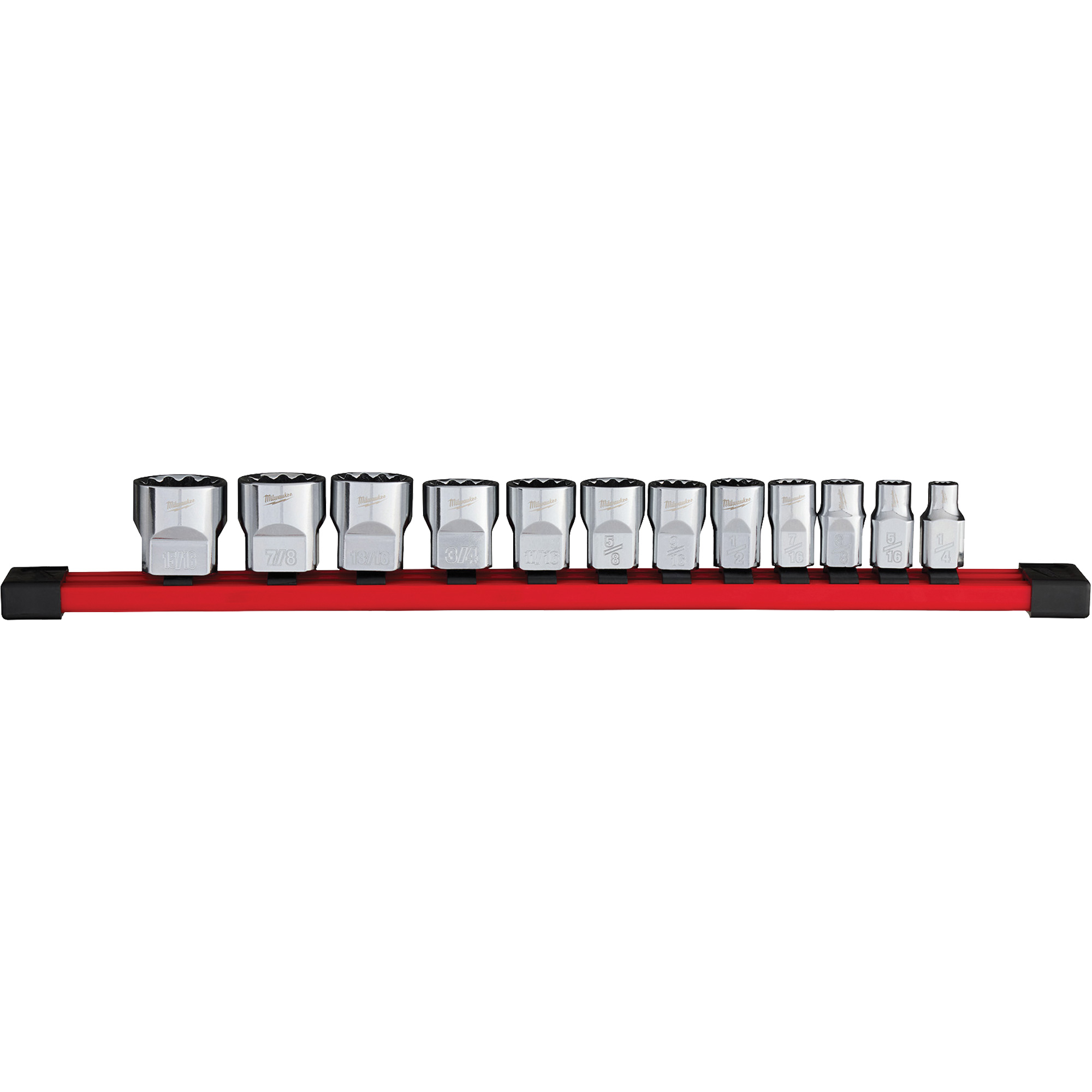 Jeu de douilles SAE à 12 pans, 12 Mcx, Prise de 3/8"