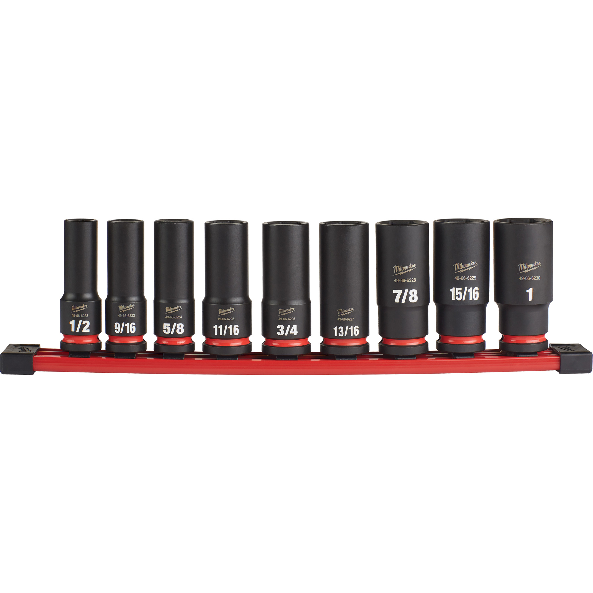 Jeu de douilles SAE à 6 pans ShockwaveMC Impact DutyMC, 9 Mcx, Chocs, Prise de 1/2", Profond