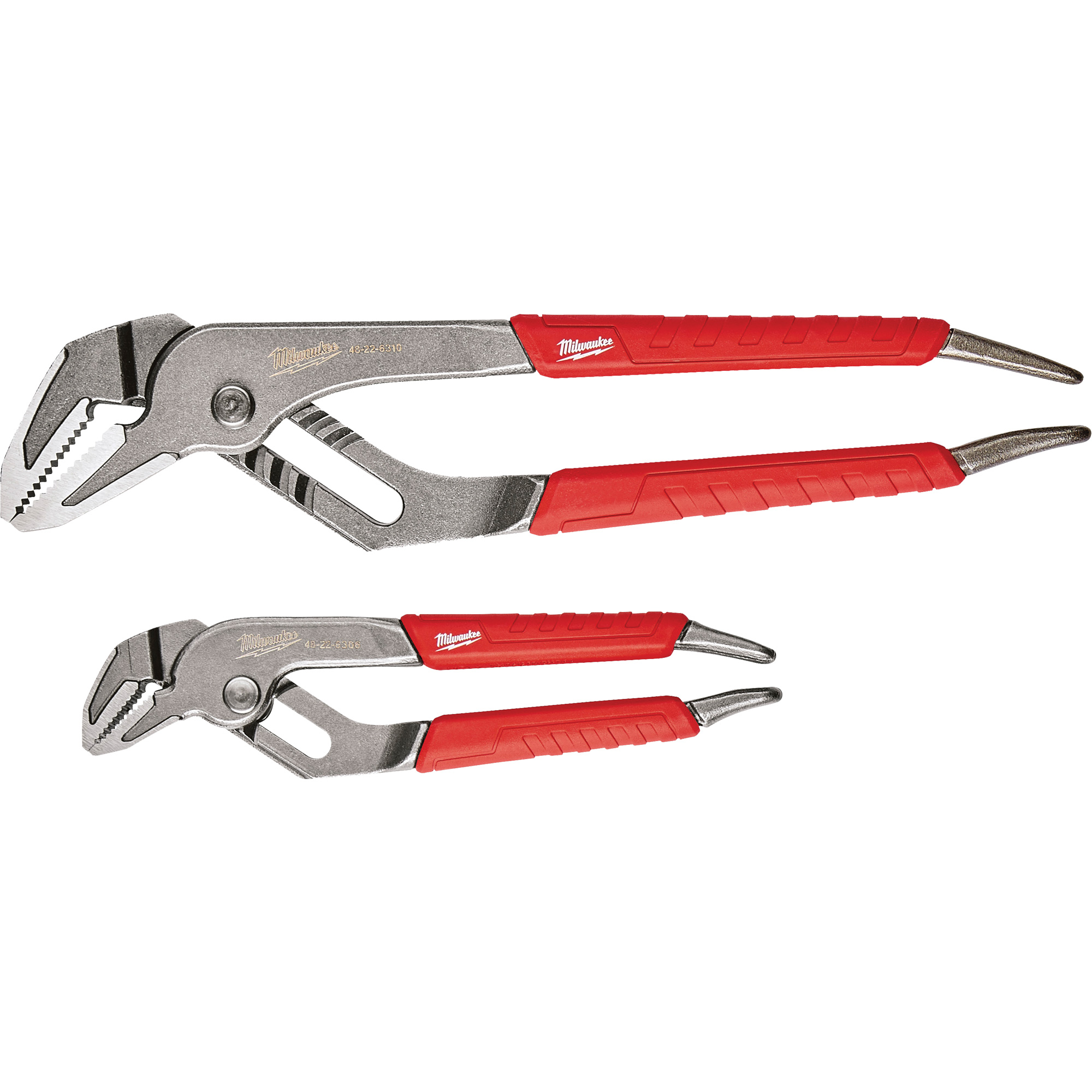Jeu de pinces à mâchoires droites 6" et 10" à prise Comfort Grip, 2 Morceaux