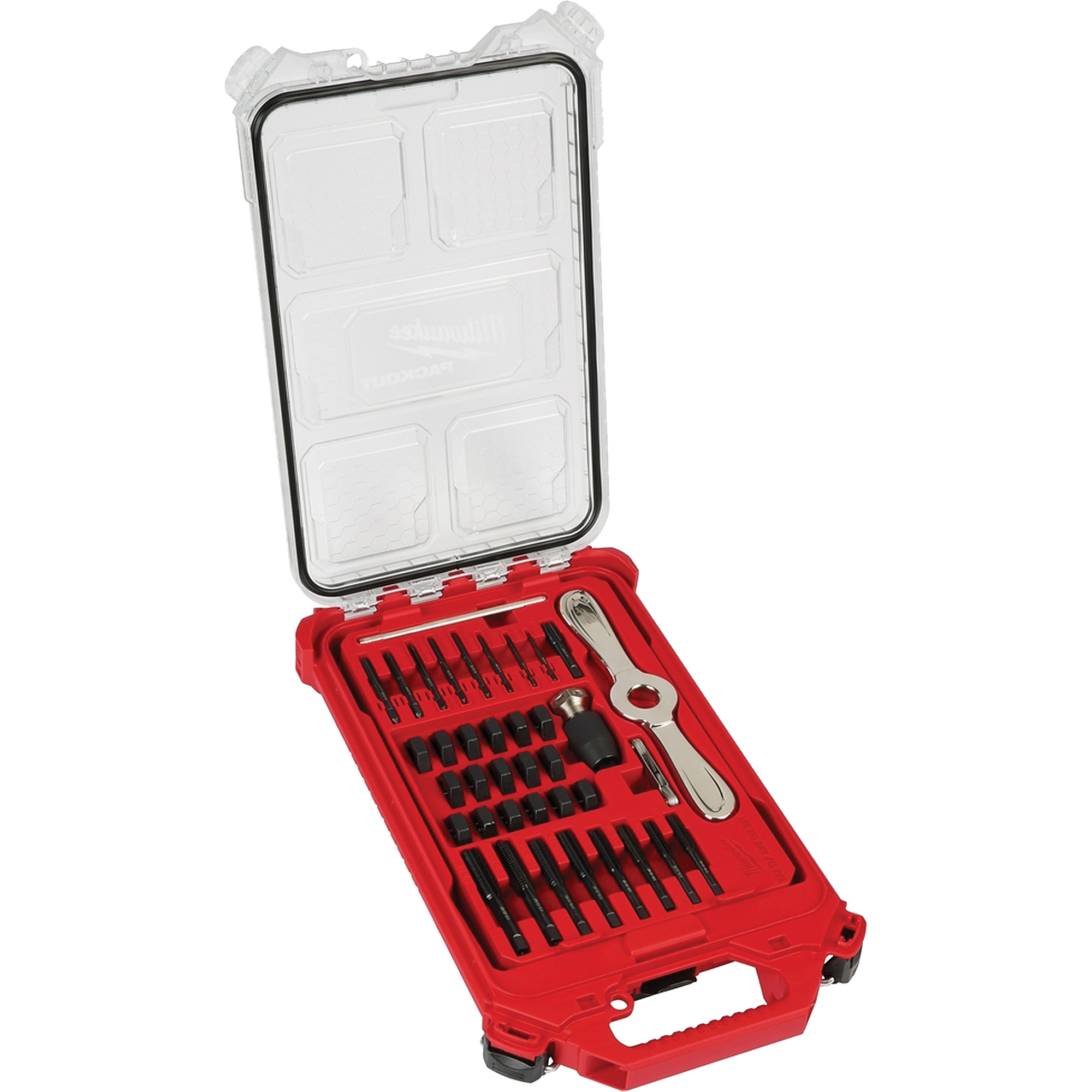 Jeu de tarauds & filières SAE PackOutMC avec poignée 2-en-1 Hex-LokMC, 38 Morcea