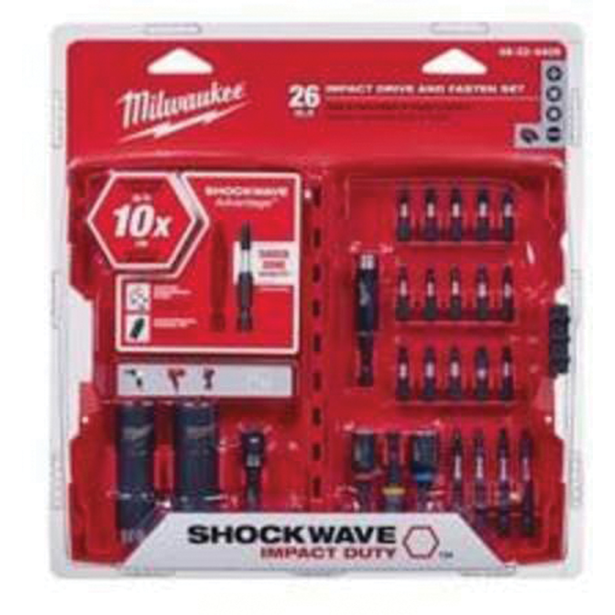 Jeu d'embouts d'impact ShockwaveMC, 26 morceaux, Acier