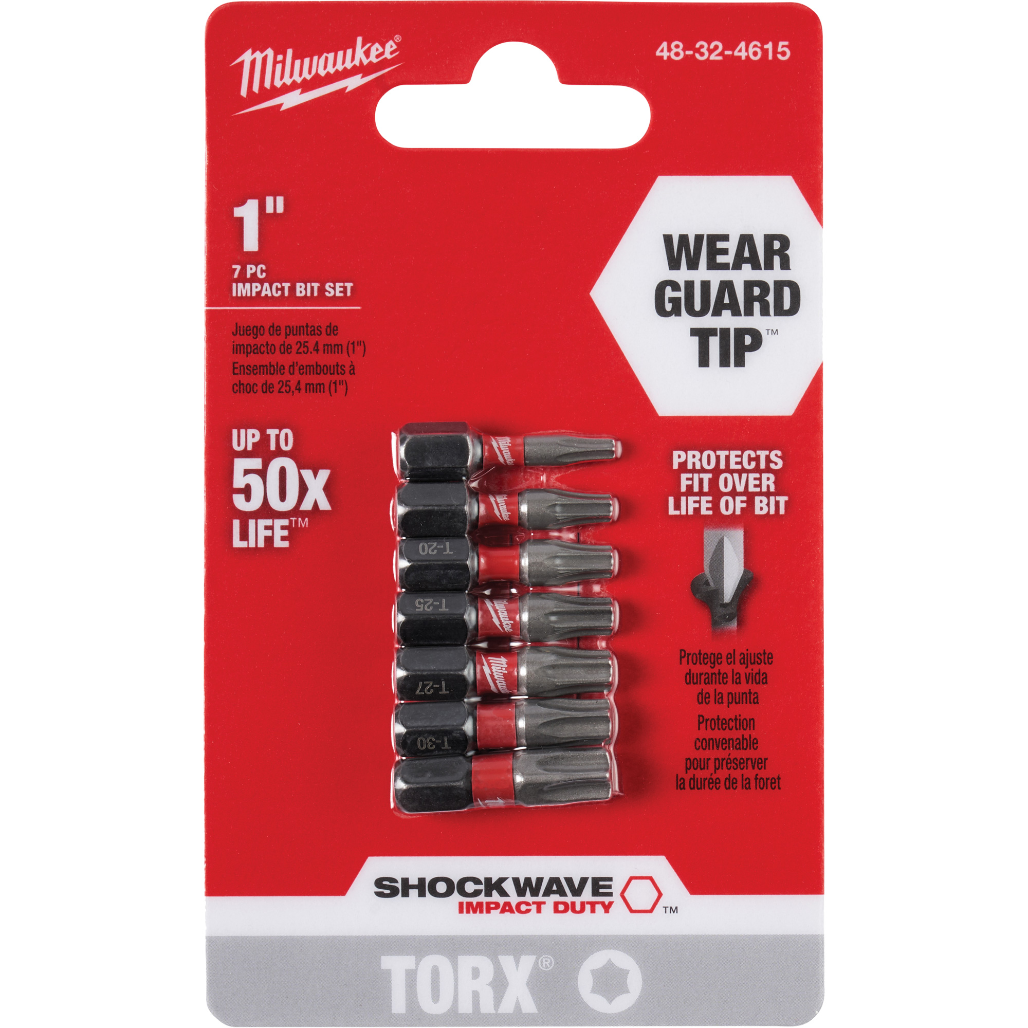Jeu d'embouts ShockwaveMC 1" Impact DutyMC TorxMD